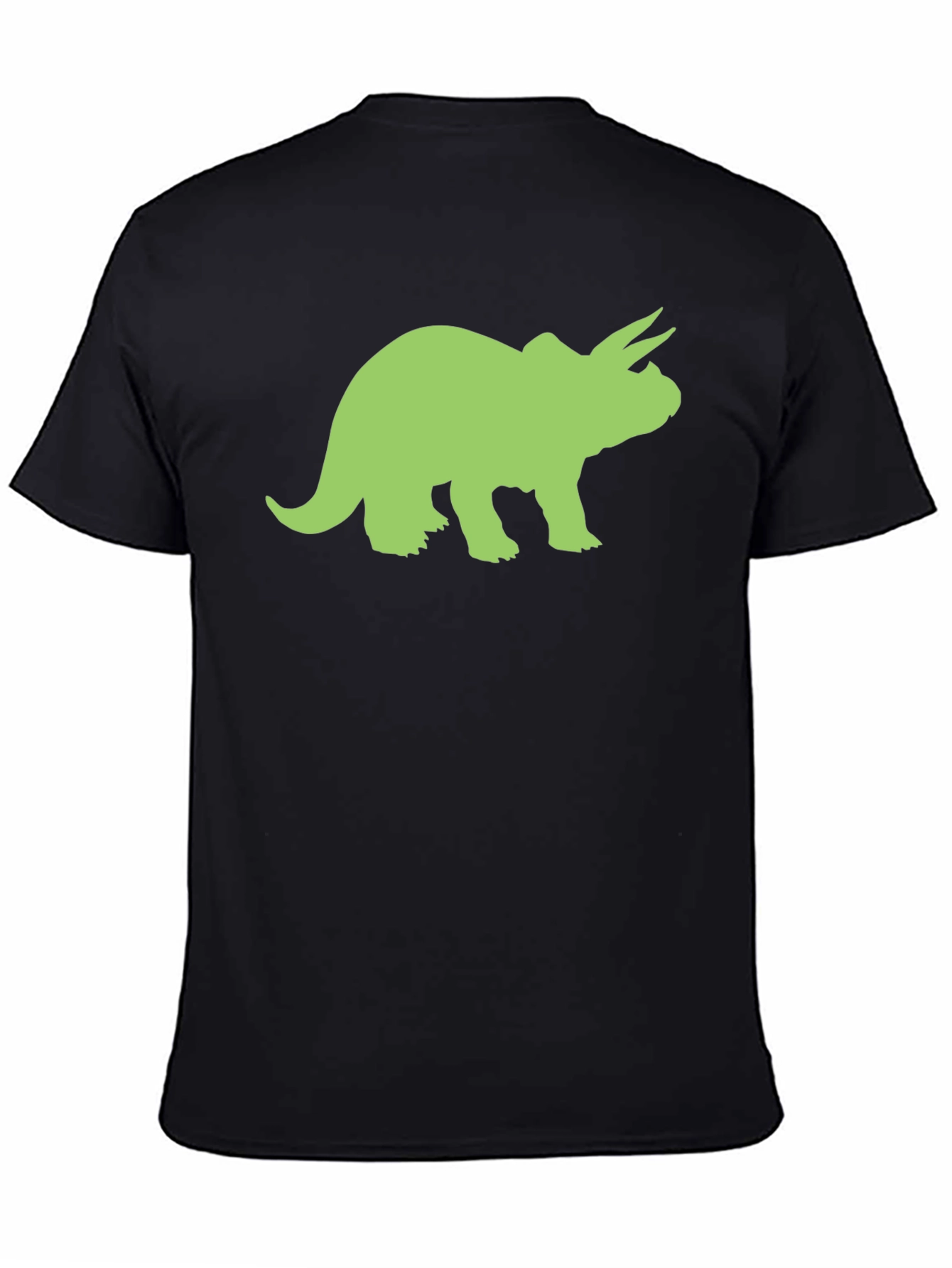 Triceratops Graphic Tee - Black
