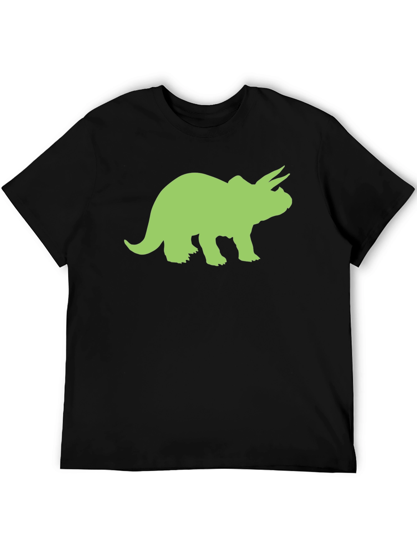 Triceratops Graphic Tee - Black