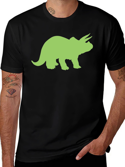 Triceratops Graphic Tee - Black