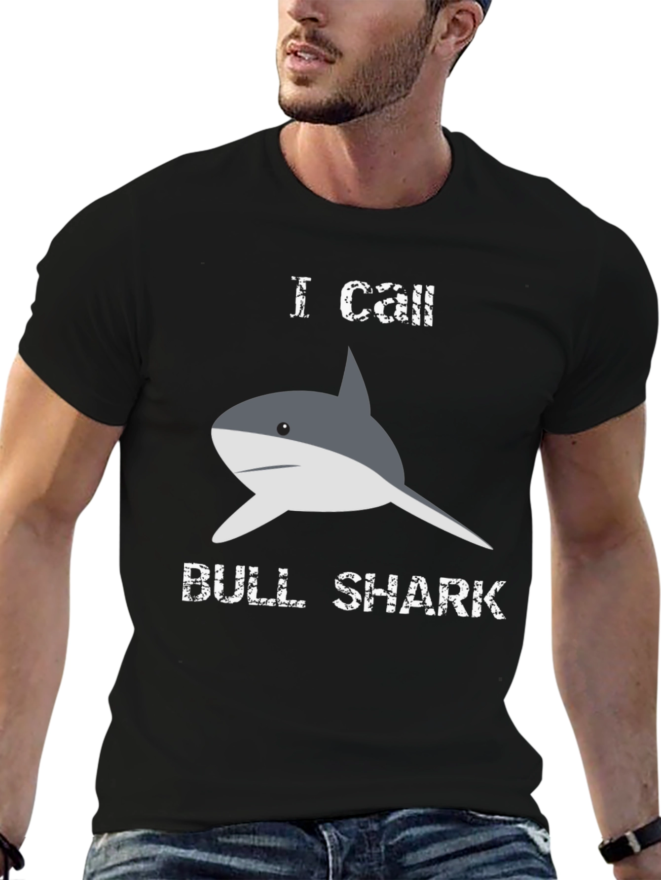 I Call Bull Shark T-Shirt - Novelty Graphic Tee