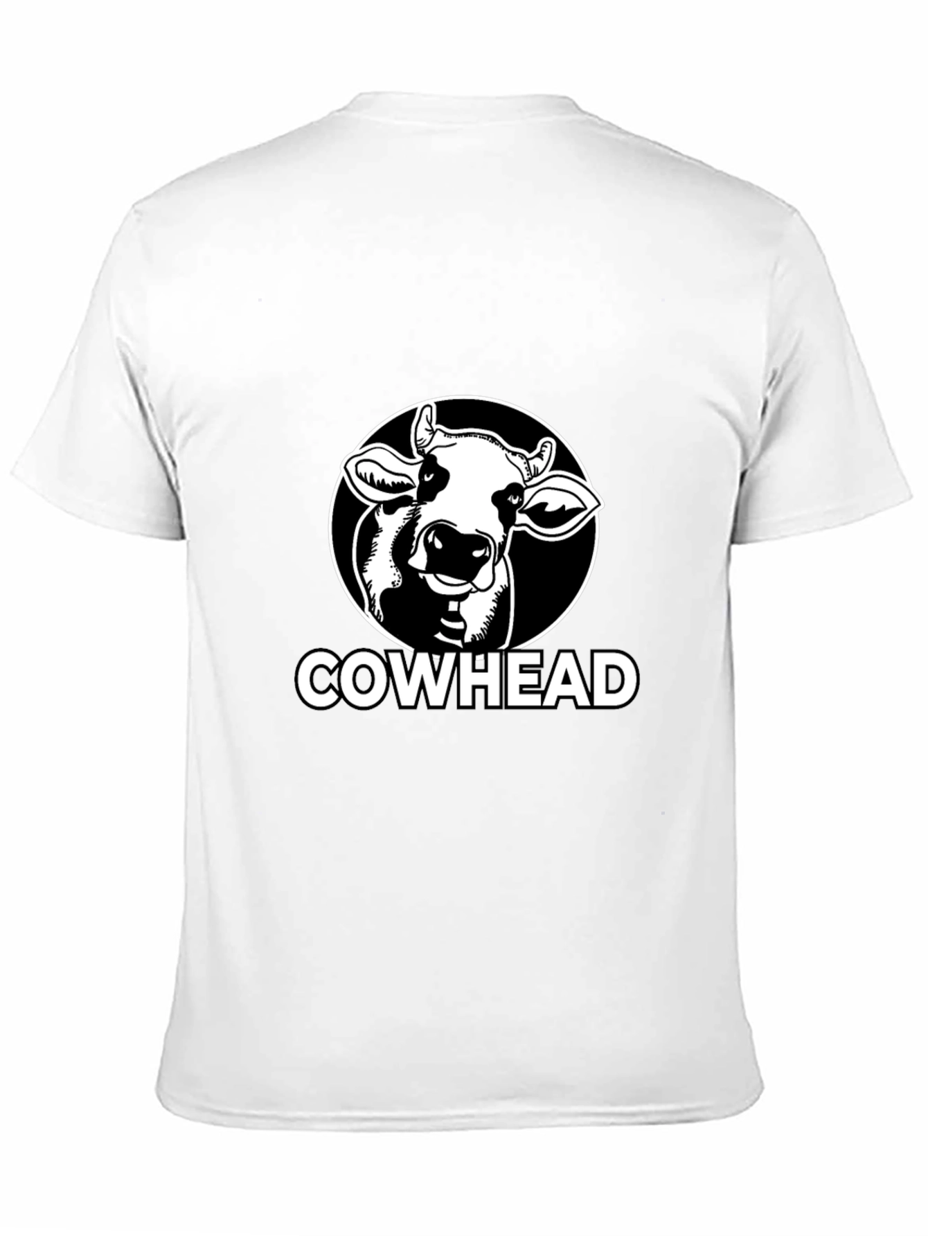 Cowhead Graphic Tee - Black Cotton T-Shirt