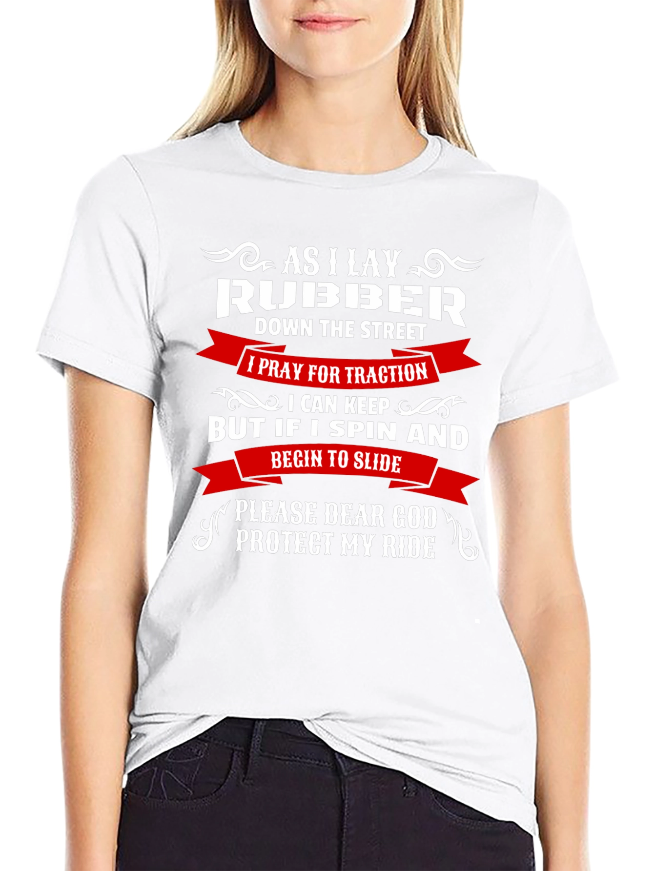 As I Lay Rubber T-Shirt - Protect My Ride