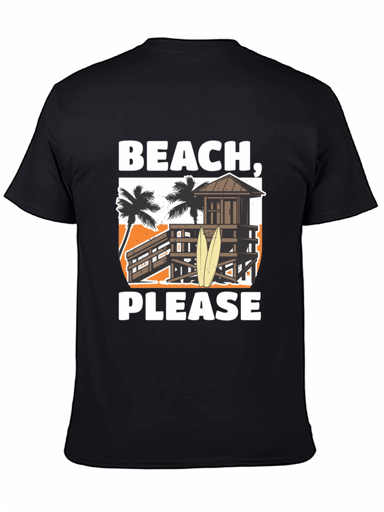 Beach Please T-Shirt - Summer Vacation Apparel
