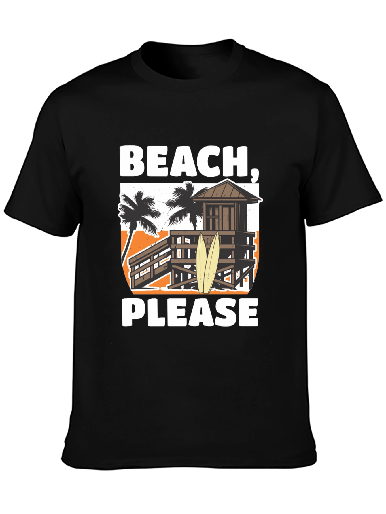 Beach Please T-Shirt - Summer Vacation Apparel