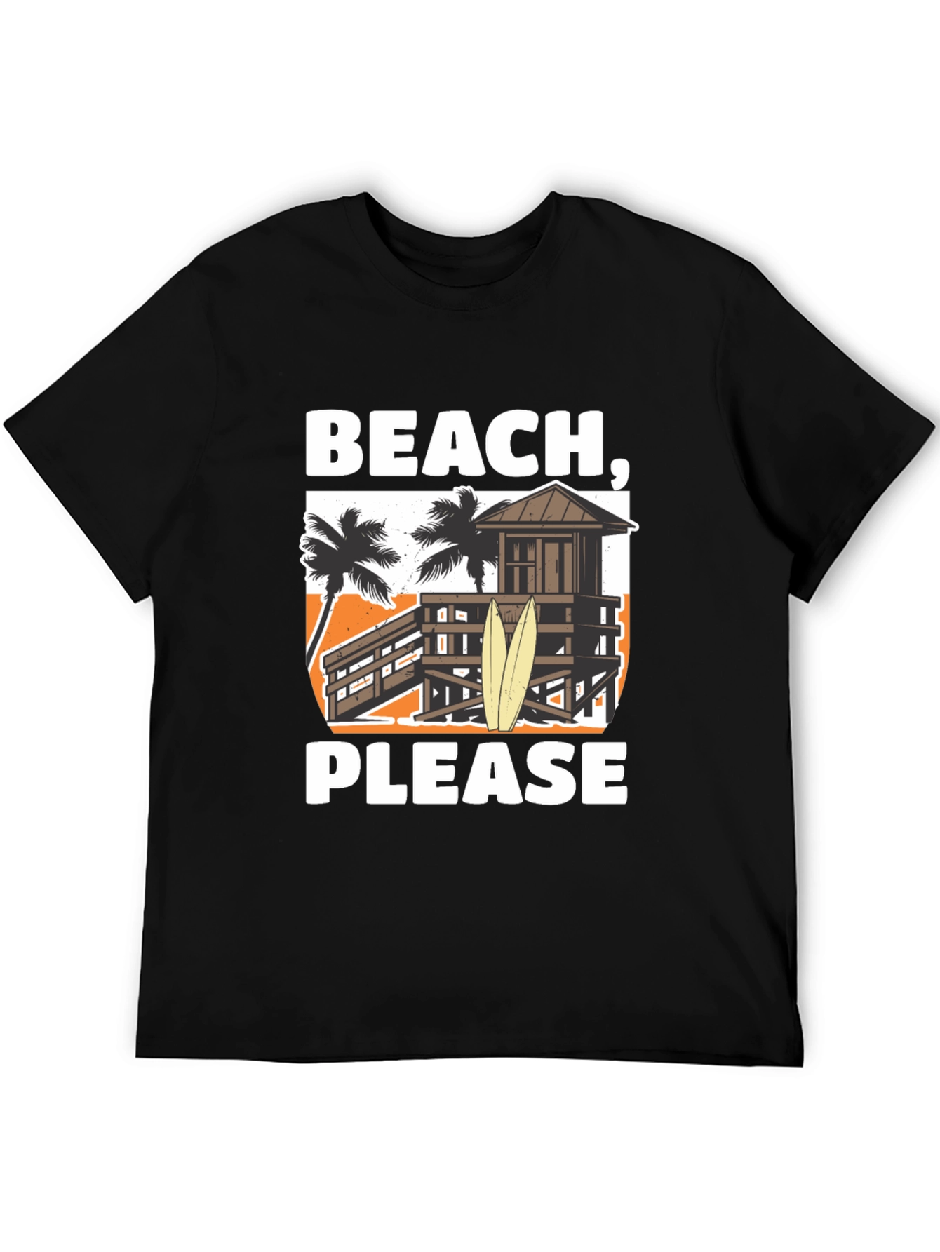 Beach Please T-Shirt - Summer Vacation Apparel
