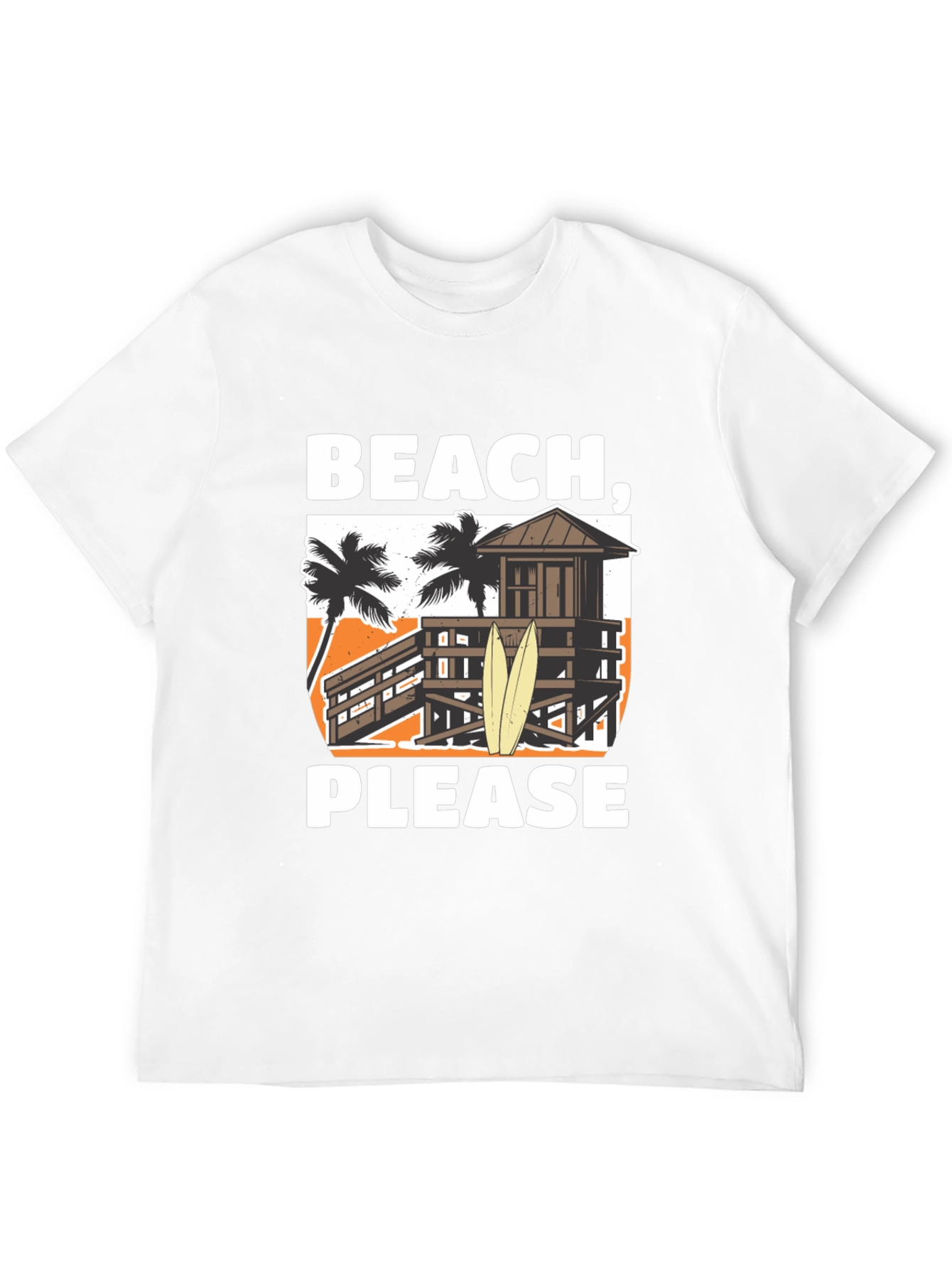 Beach Please T-Shirt - Summer Vacation Apparel
