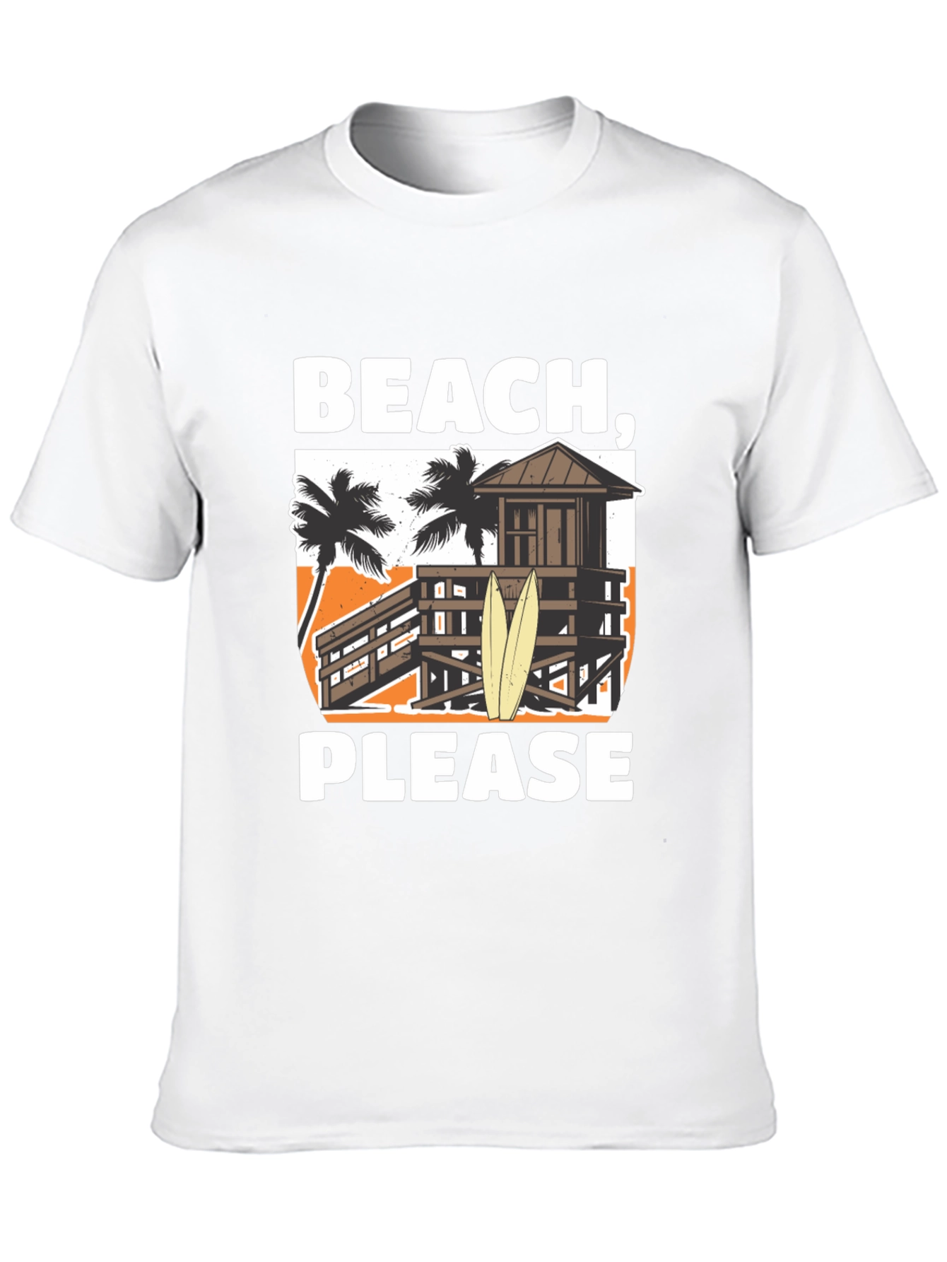 Beach Please T-Shirt - Summer Vacation Apparel