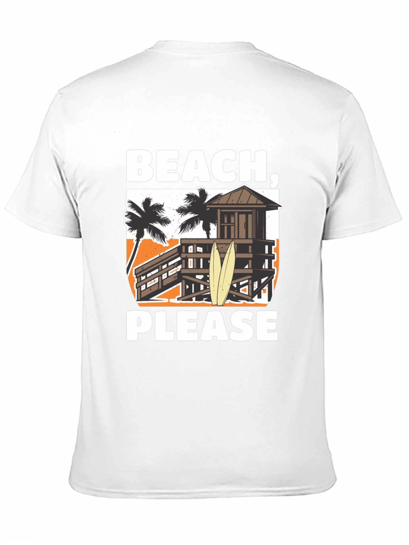 Beach Please T-Shirt - Summer Vacation Apparel