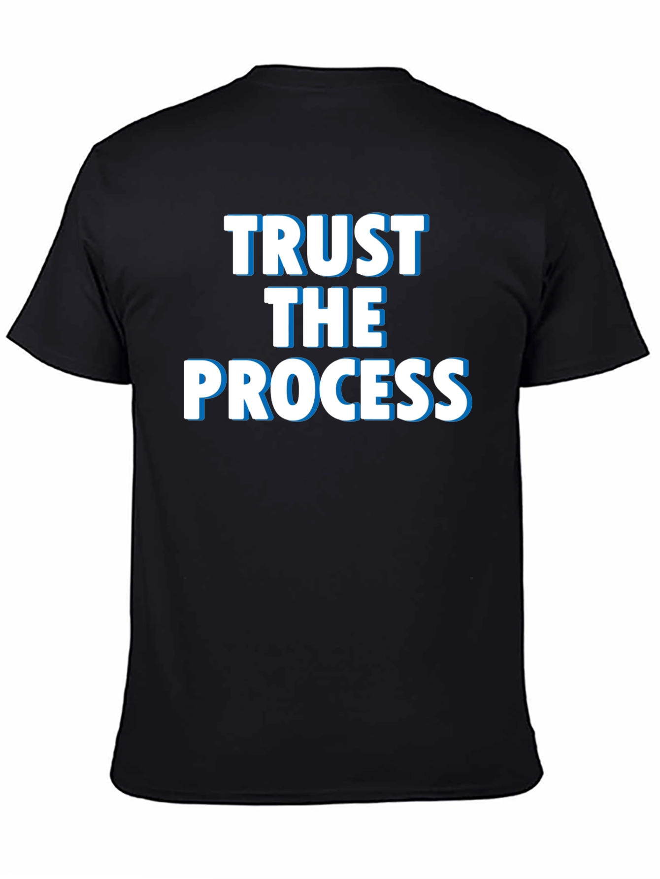 Trust The Process Graphic Tee - Black