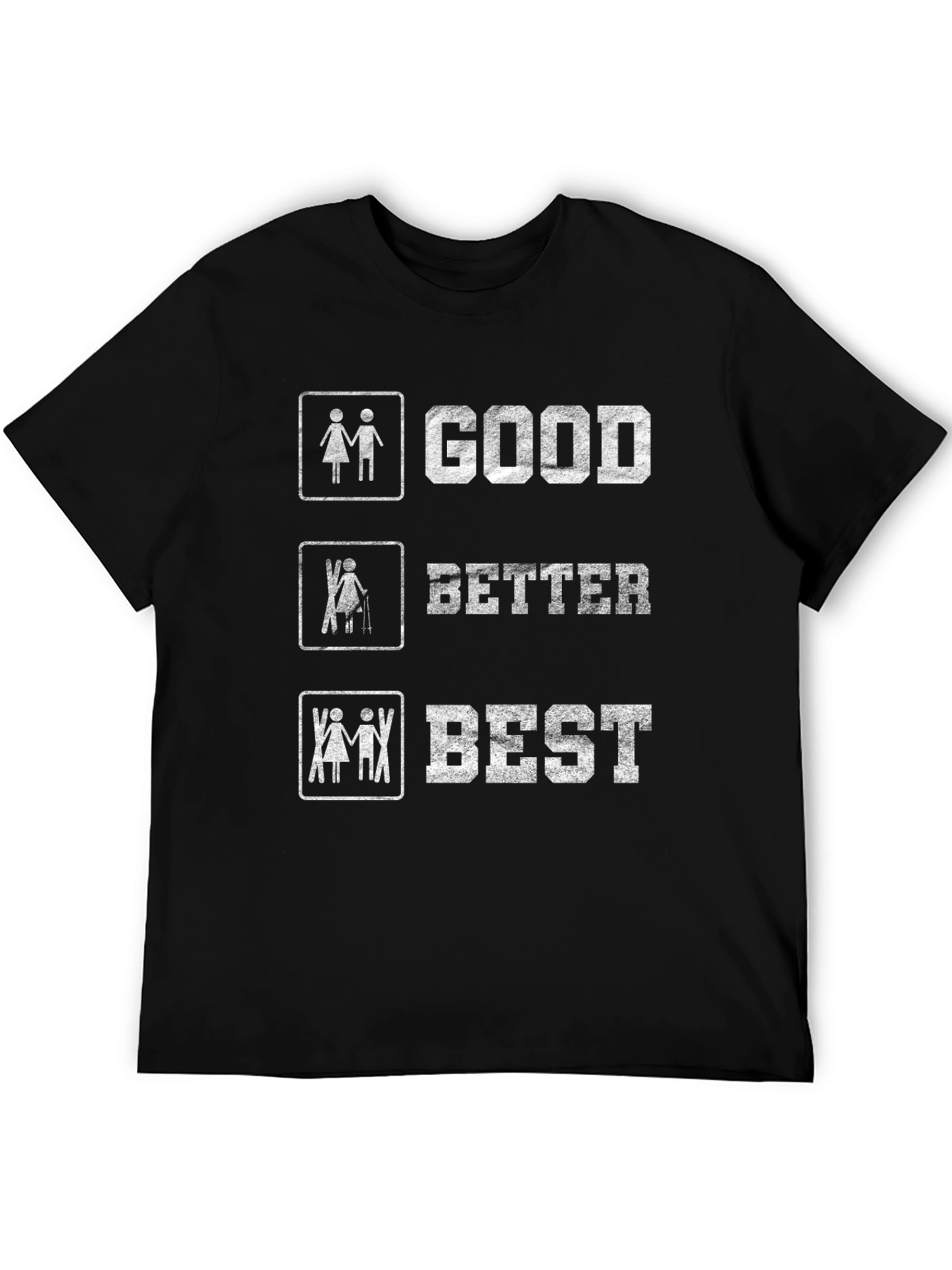 Skiing Humor T-Shirt - Good Better Best