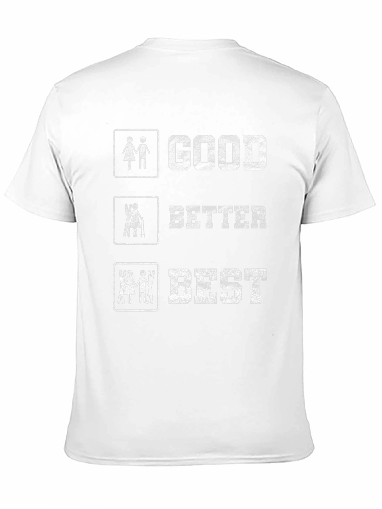 Skiing Humor T-Shirt - Good Better Best