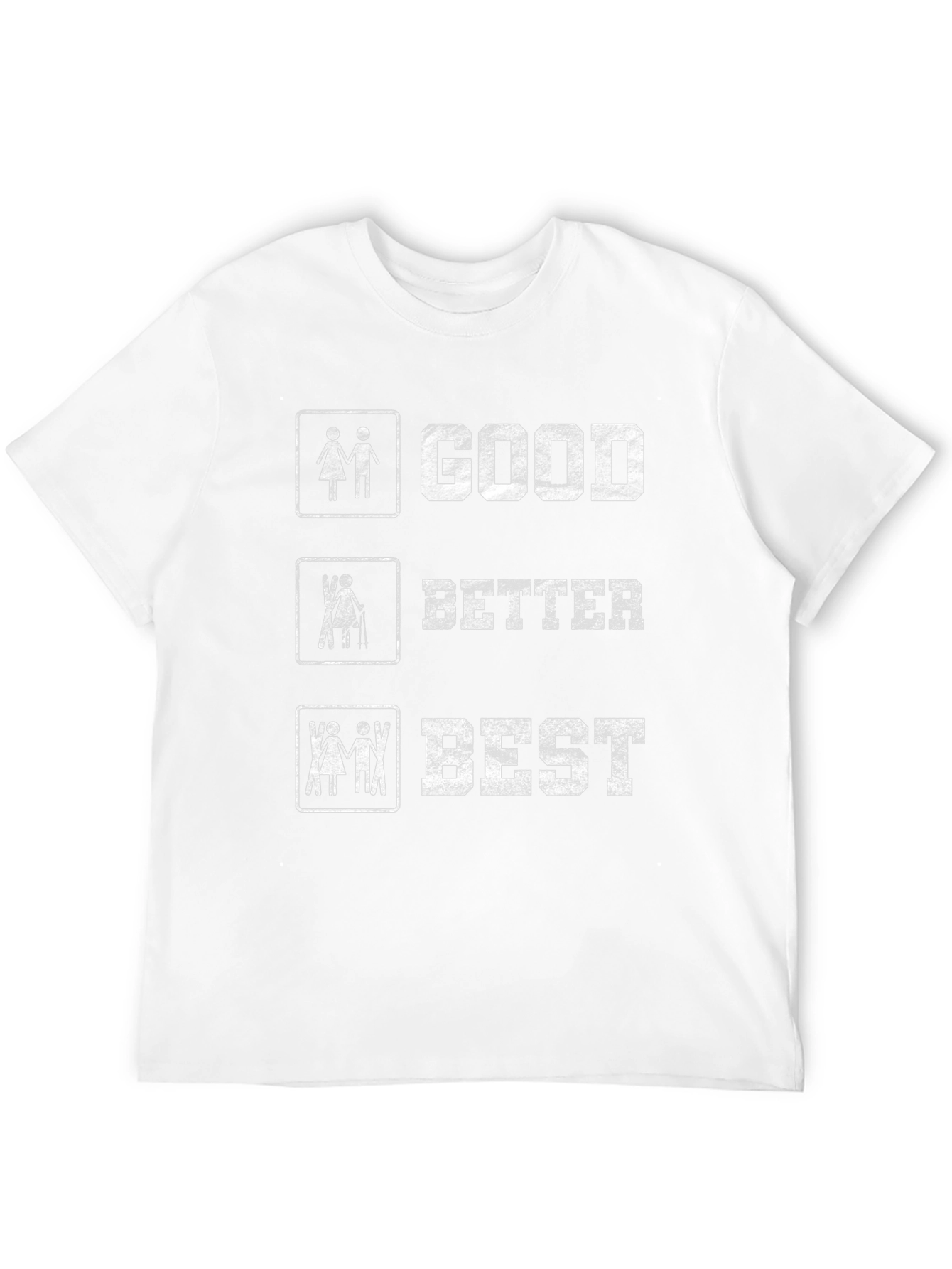 Skiing Humor T-Shirt - Good Better Best