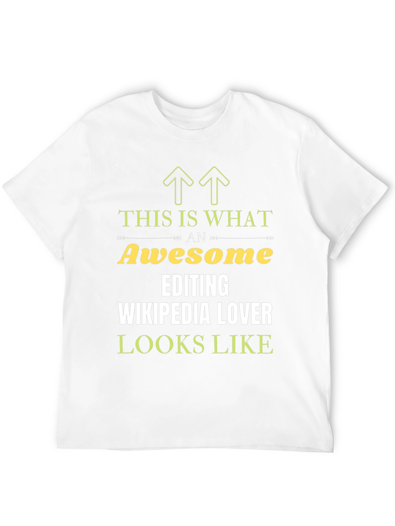 Awesome Wikipedia Editing Lover Black T-Shirt