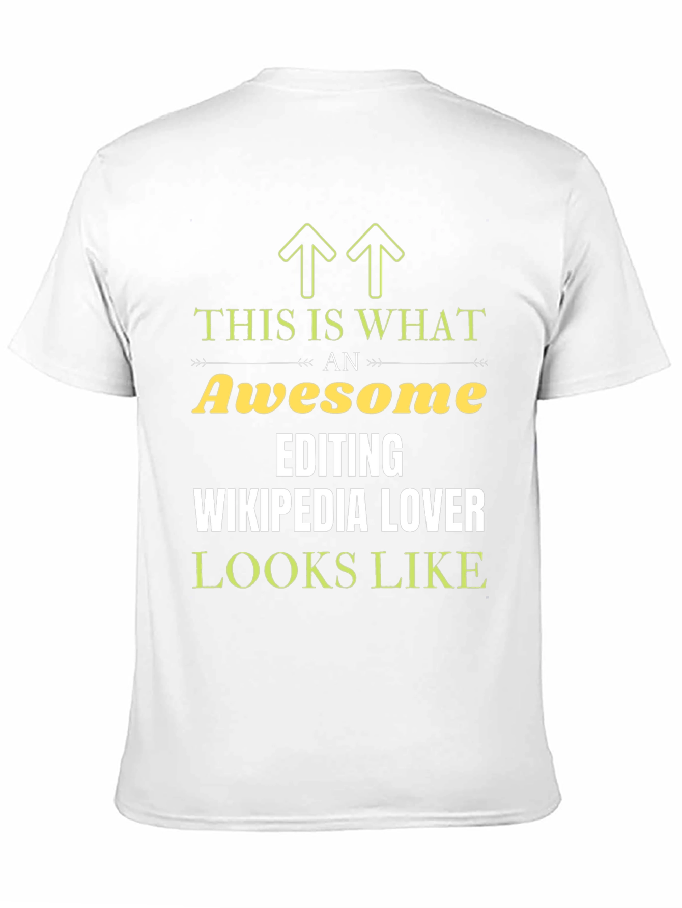 Awesome Wikipedia Editing Lover Black T-Shirt