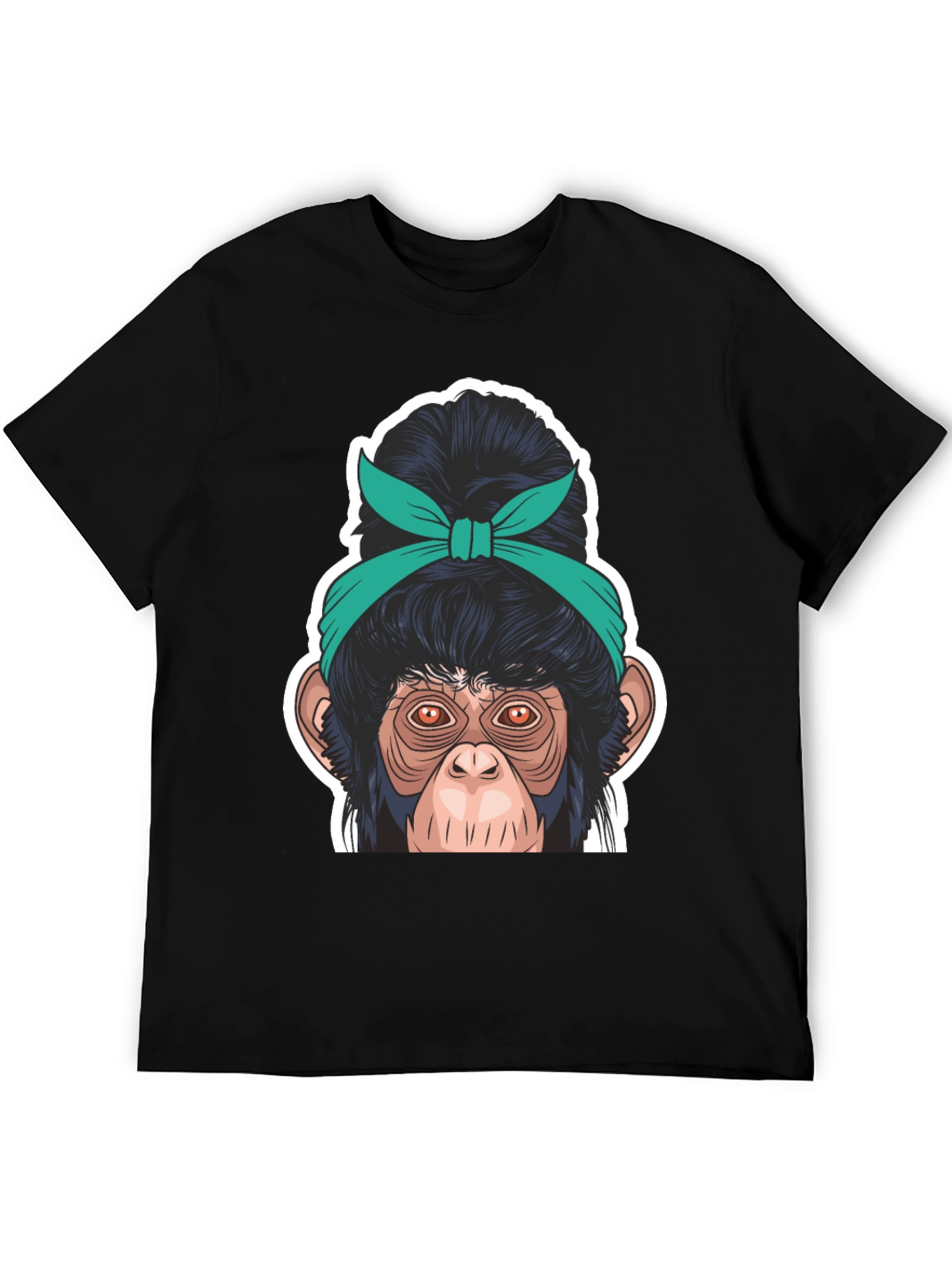 Monkey Headband Graphic Tee