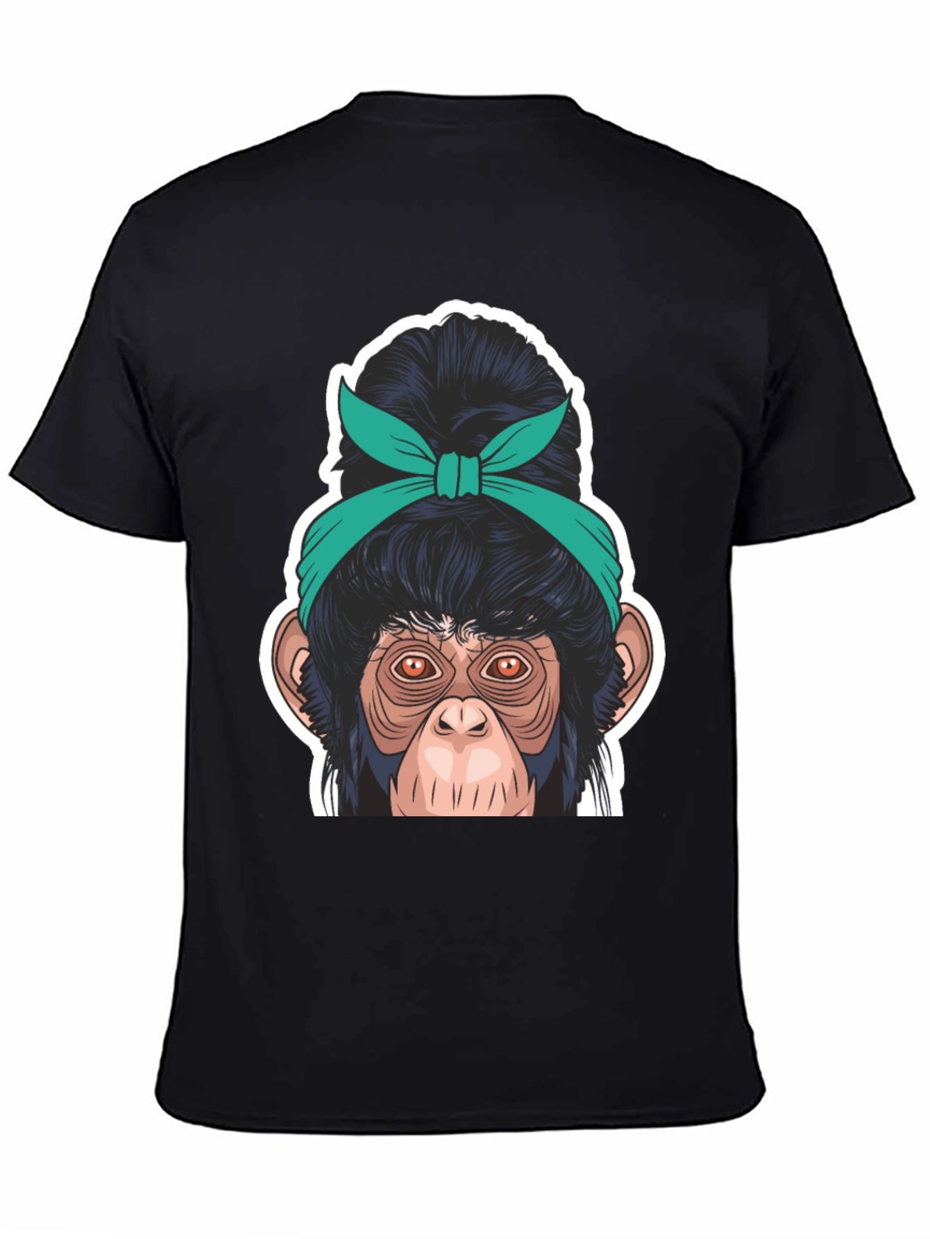 Monkey Headband Graphic Tee