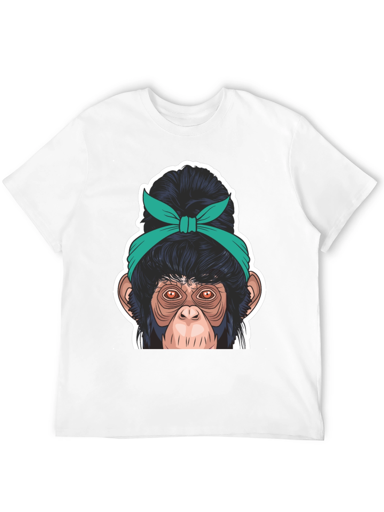 Monkey Headband Graphic Tee