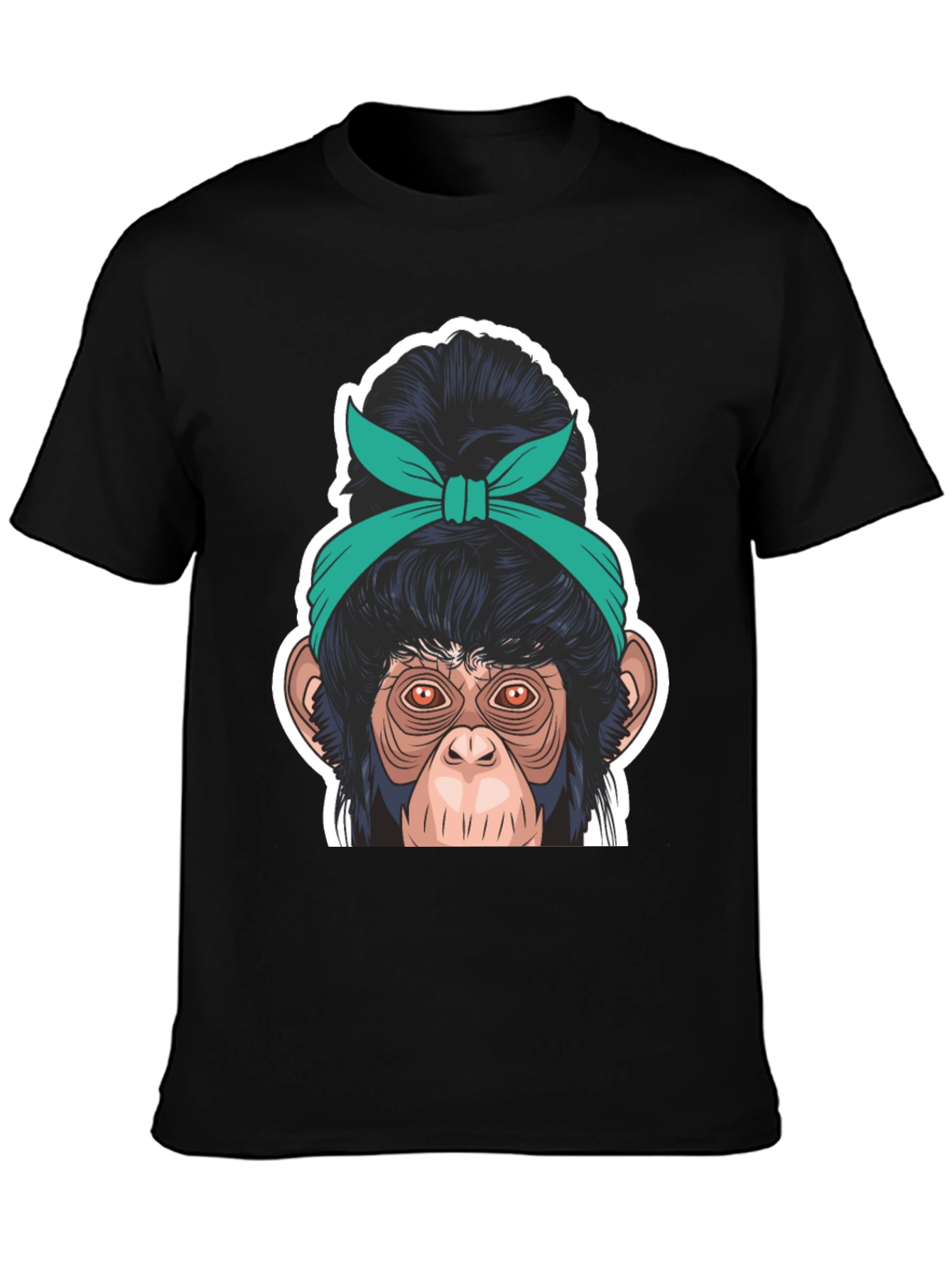 Monkey Headband Graphic Tee