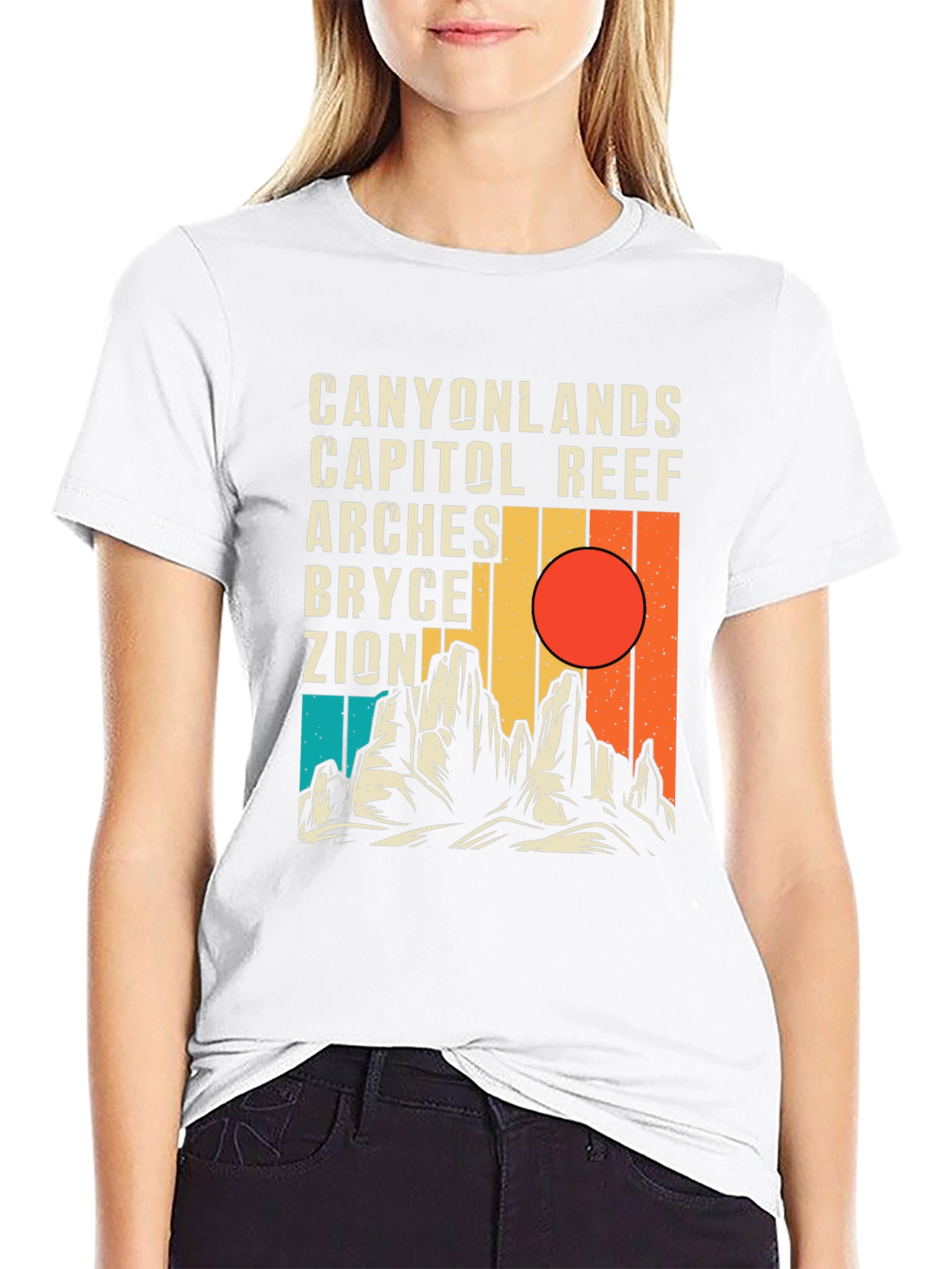 National Park Graphic Tee - Canyonlands Zion Arches