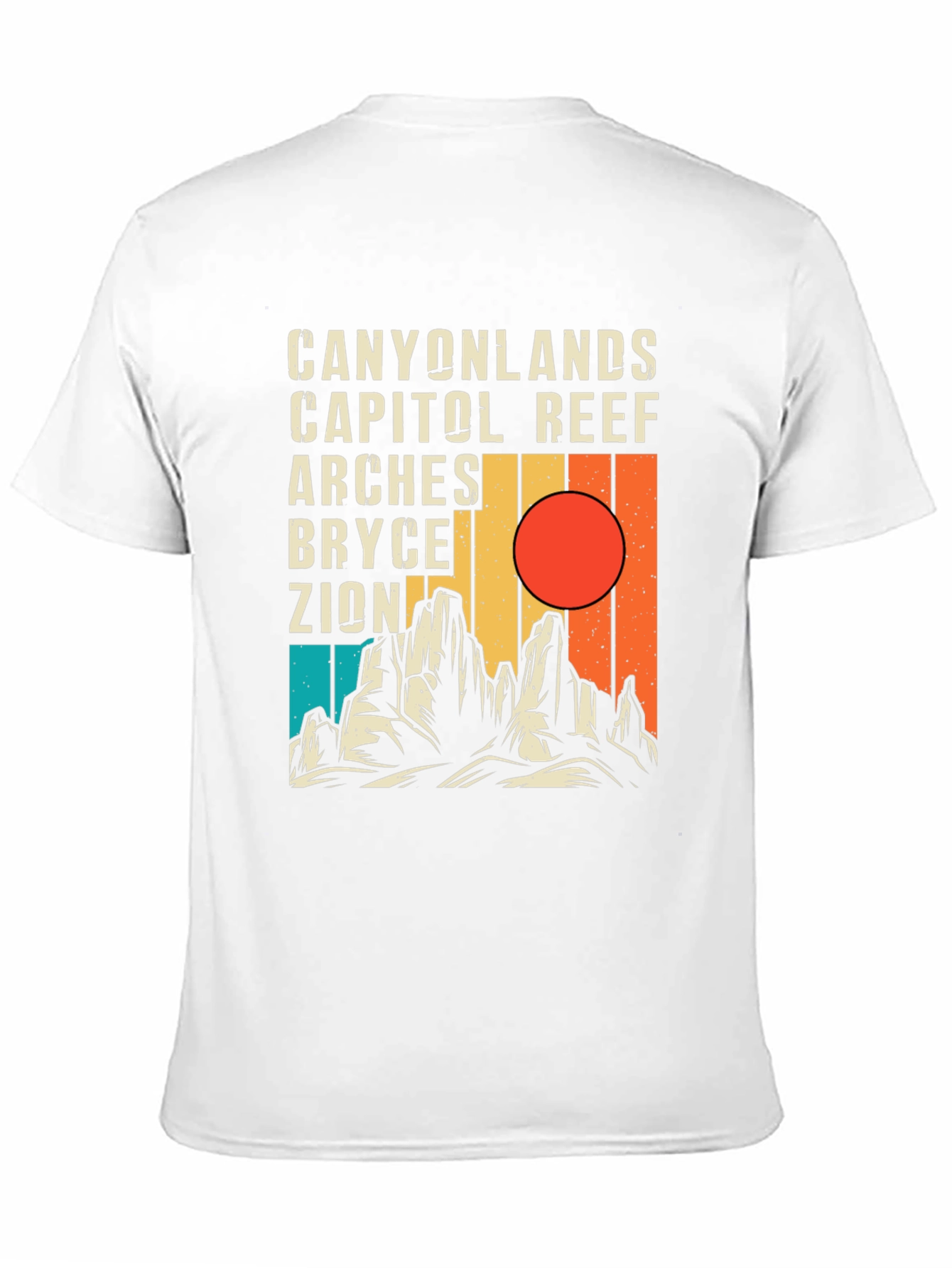 National Park Graphic Tee - Canyonlands Zion Arches