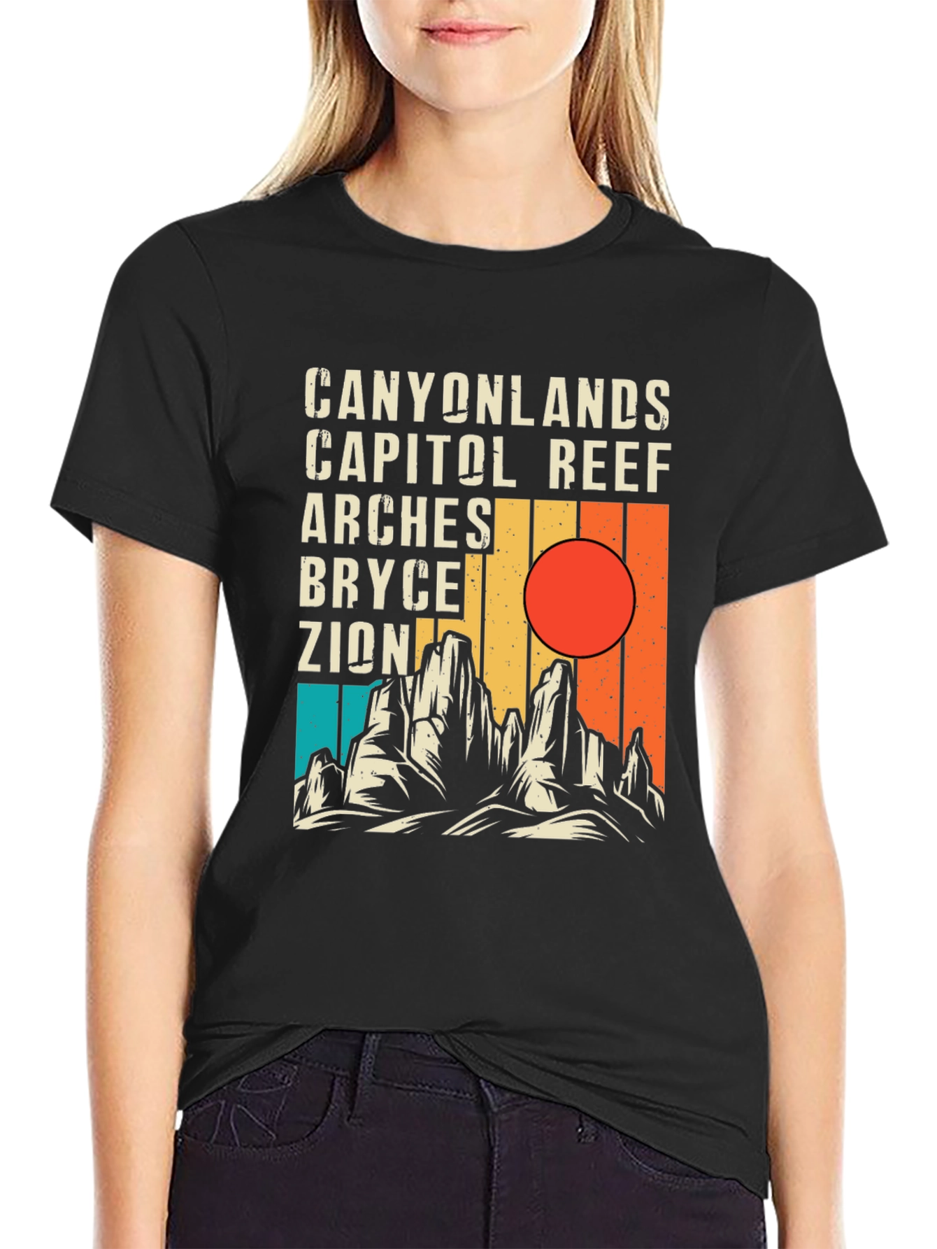 National Park Graphic Tee - Canyonlands Zion Arches
