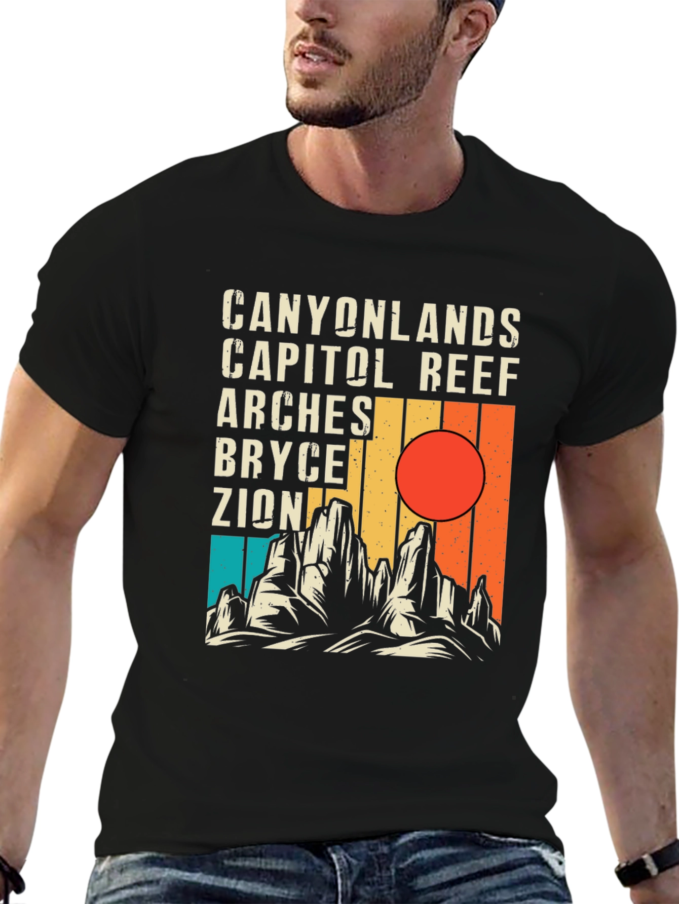 National Park Graphic Tee - Canyonlands Zion Arches