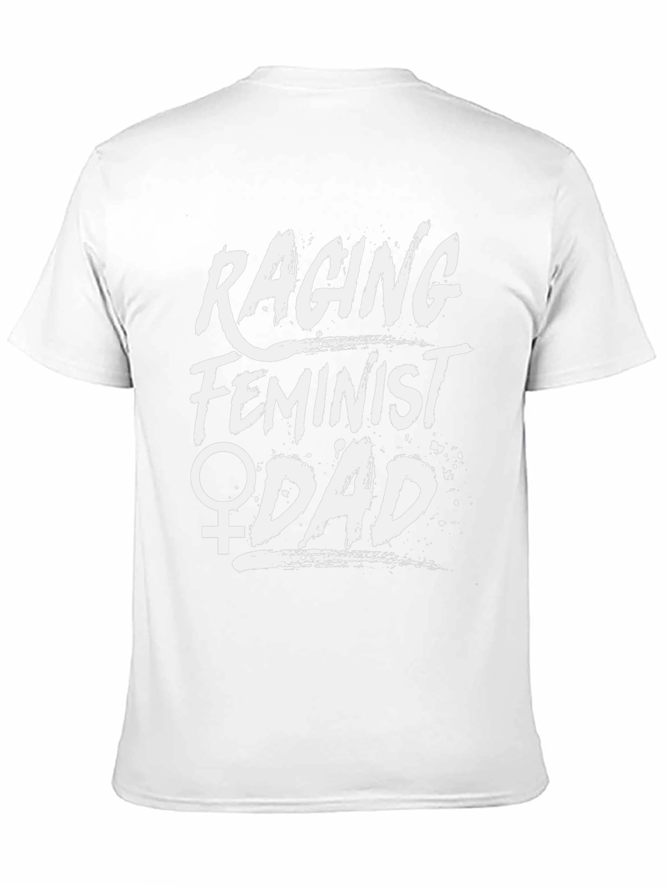 Raging Feminist Dad T-Shirt - Black Cotton Tee