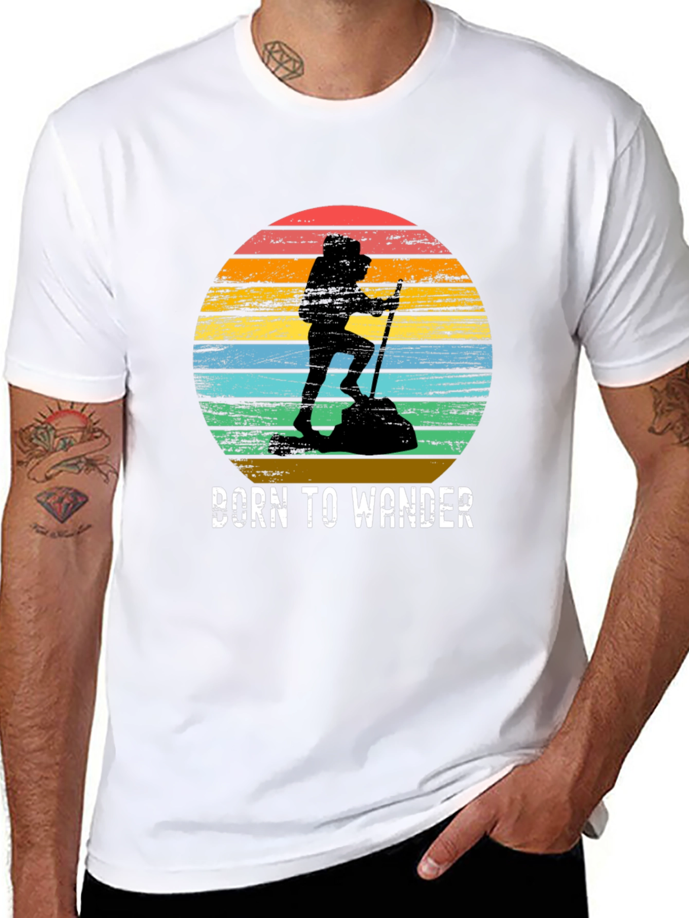 Born to Wander Hiking T-Shirt