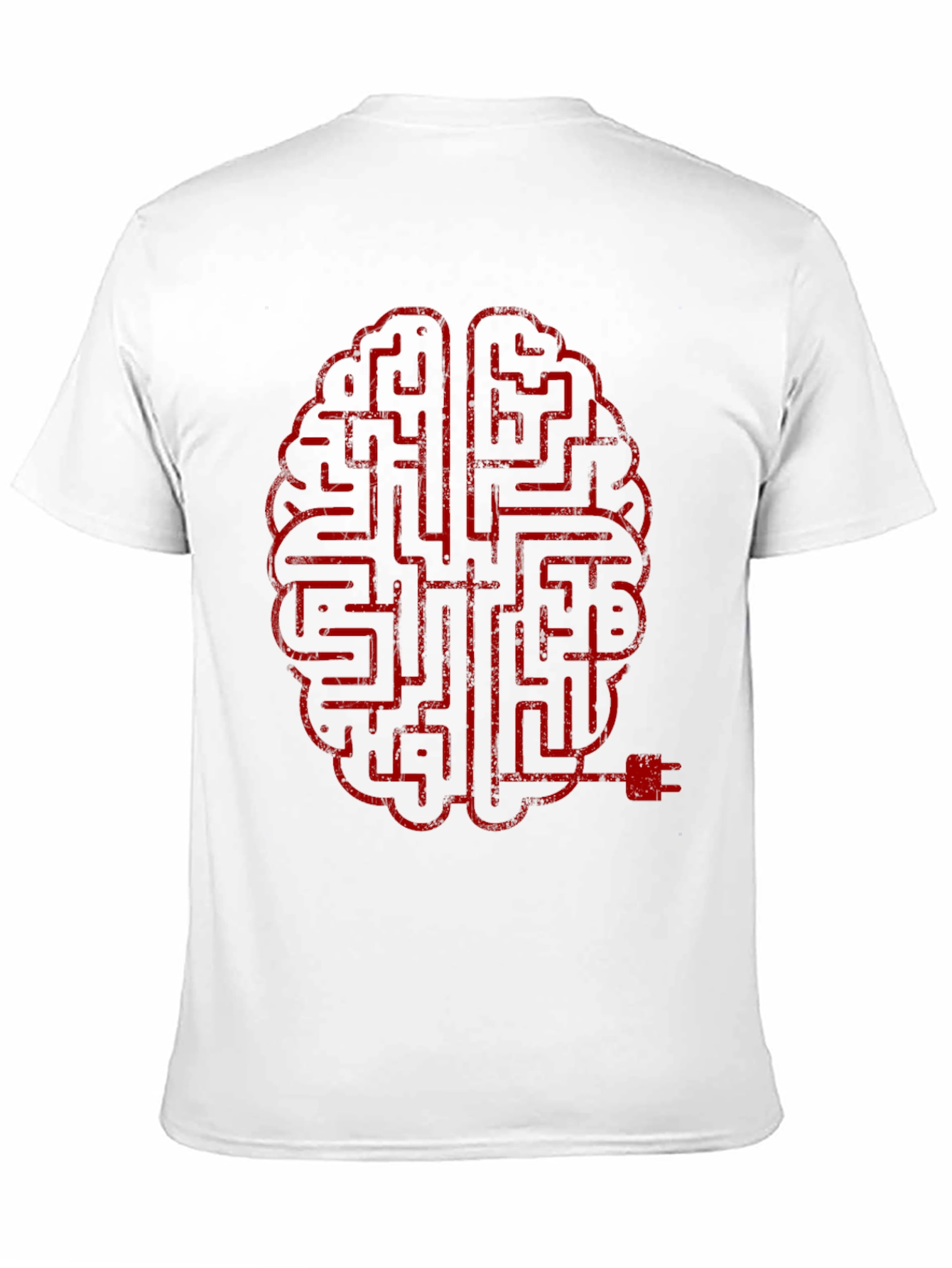 Brain Maze T-Shirt - Mens Crew Neck