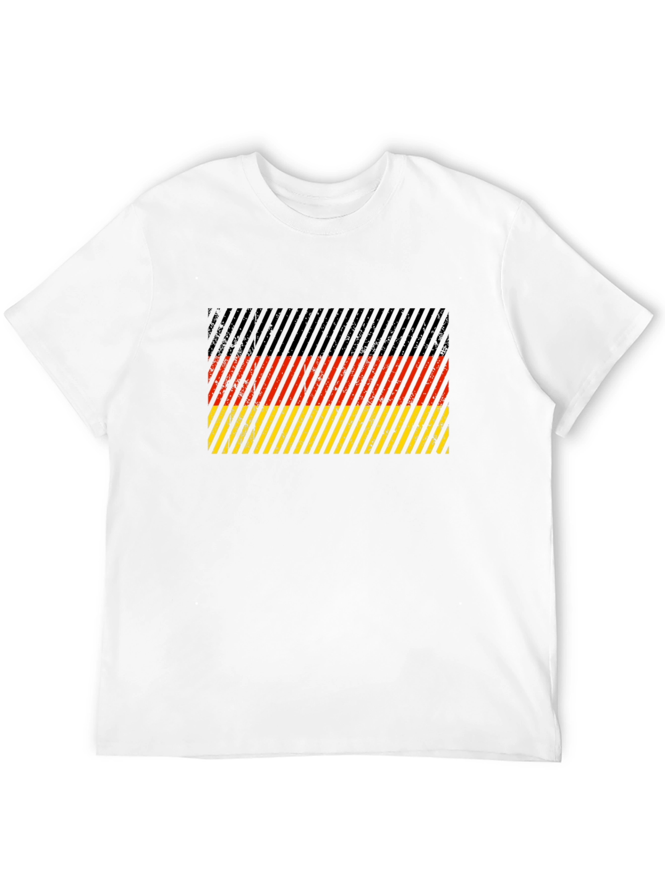 German Flag Striped Graphic T-Shirt