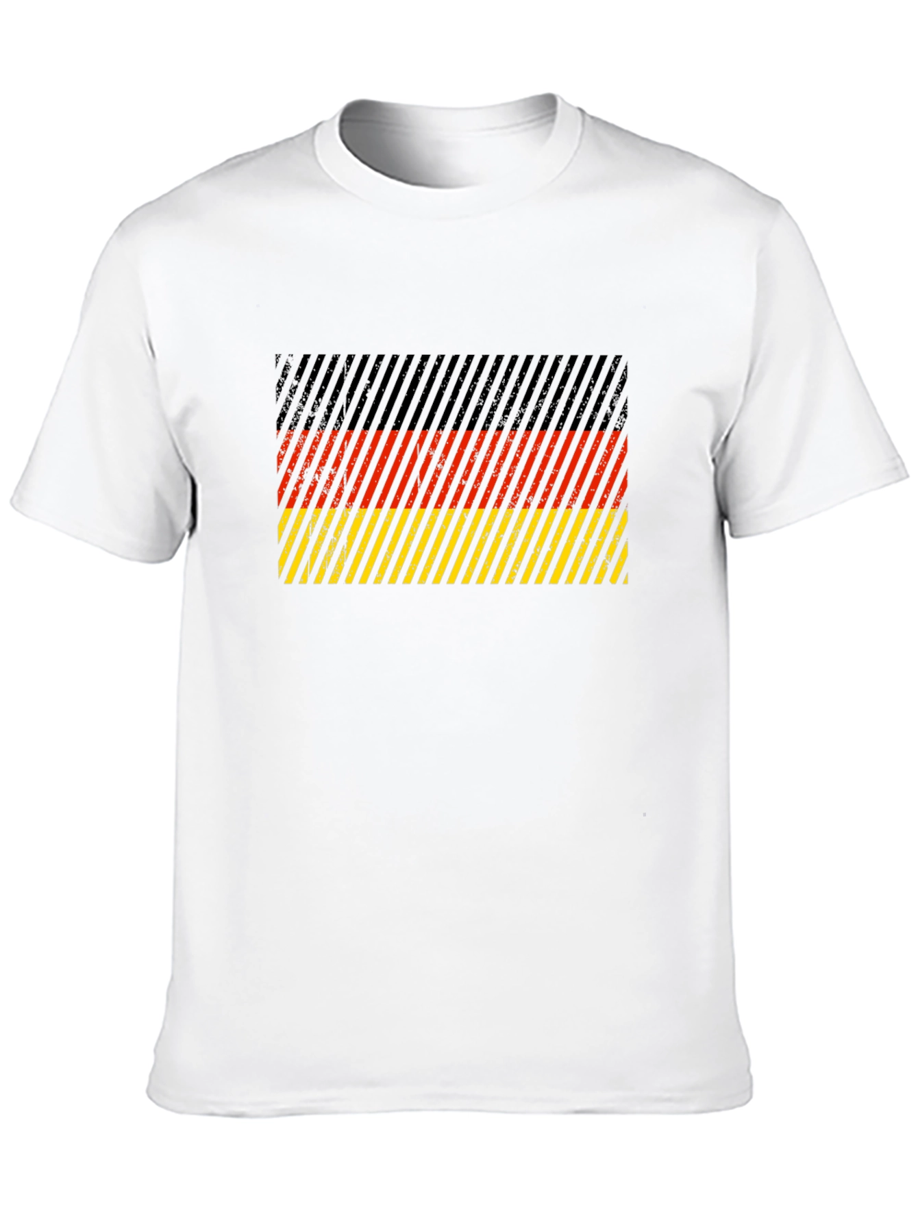 German Flag Striped Graphic T-Shirt