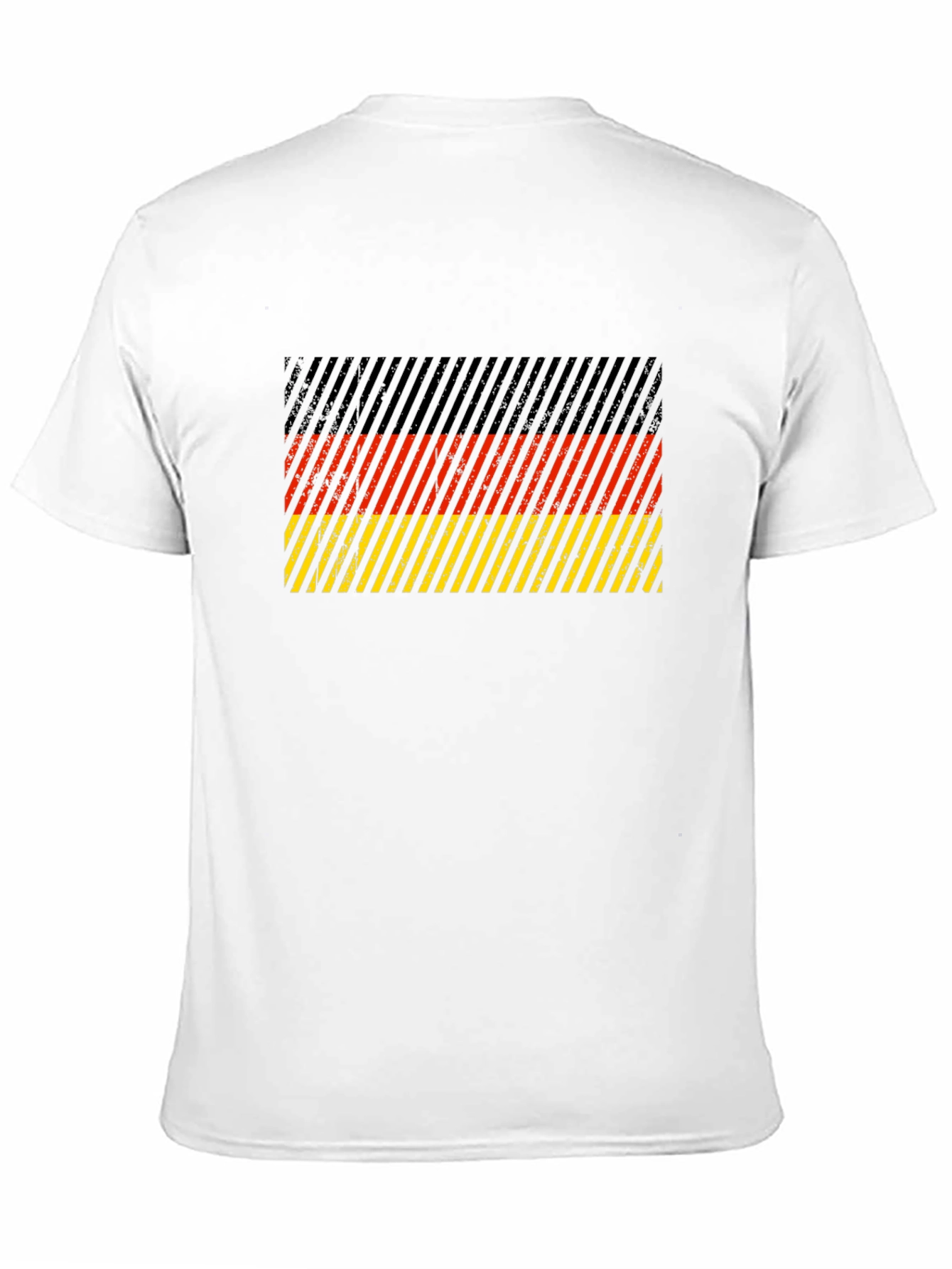 German Flag Striped Graphic T-Shirt