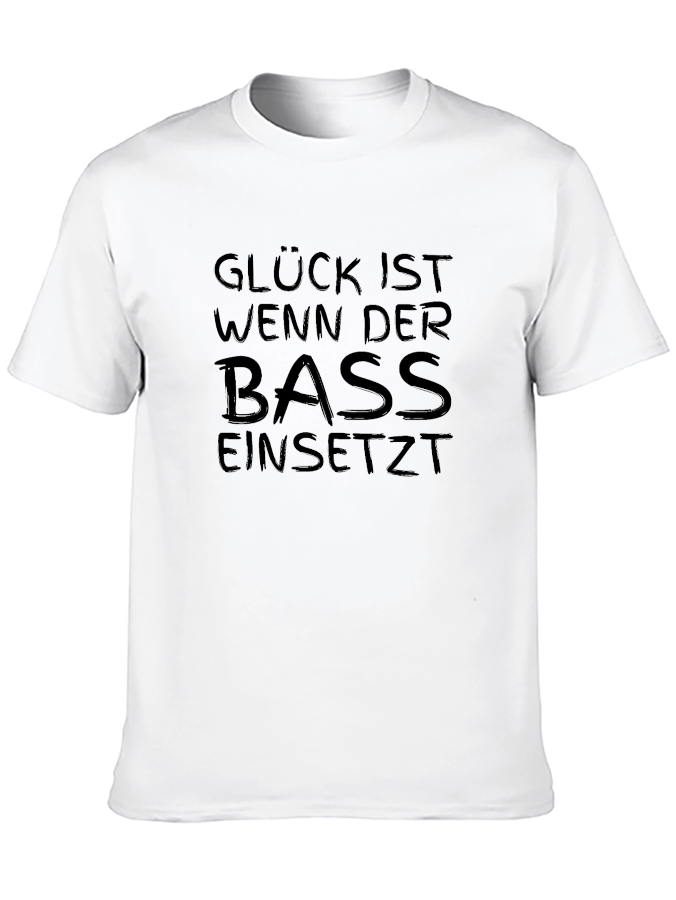 Gluck Bass T-Shirt - Mens Black Graphic Tee