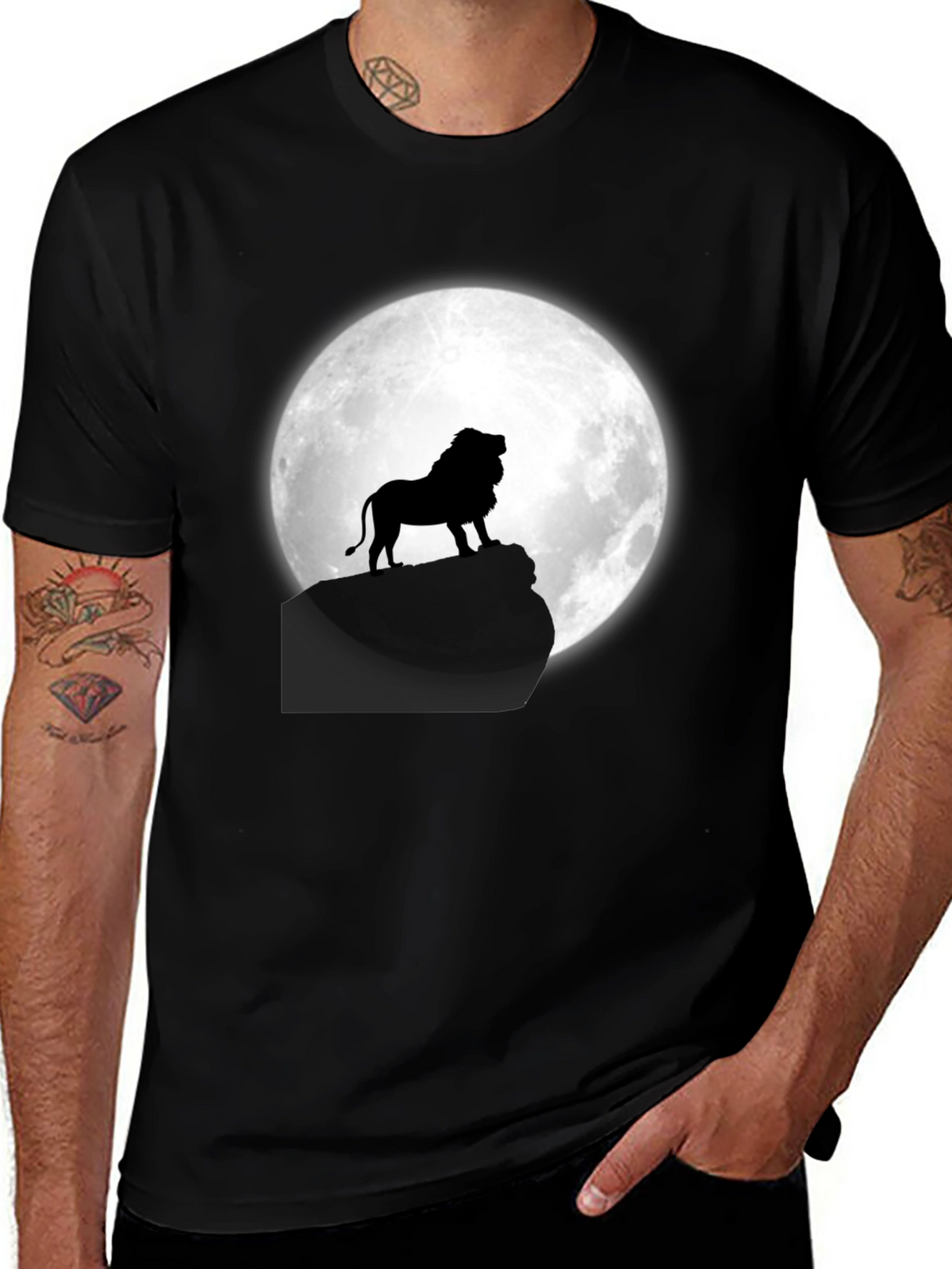 Lion King Moon Graphic T-Shirt