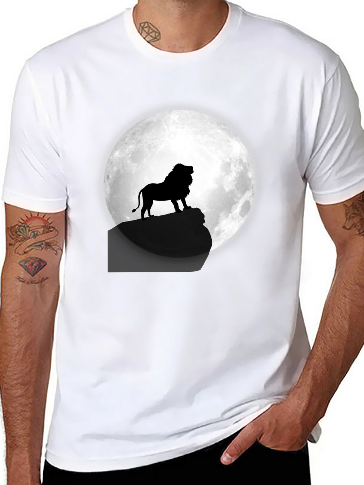 Lion King Moon Graphic T-Shirt