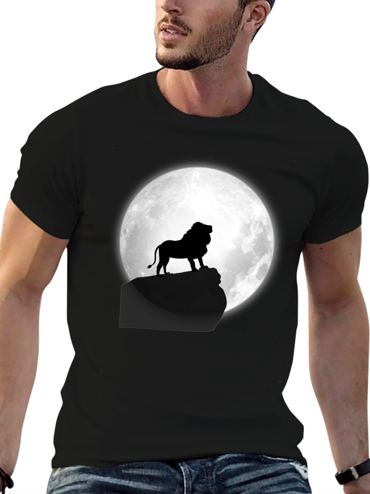 Lion King Moon Graphic T-Shirt