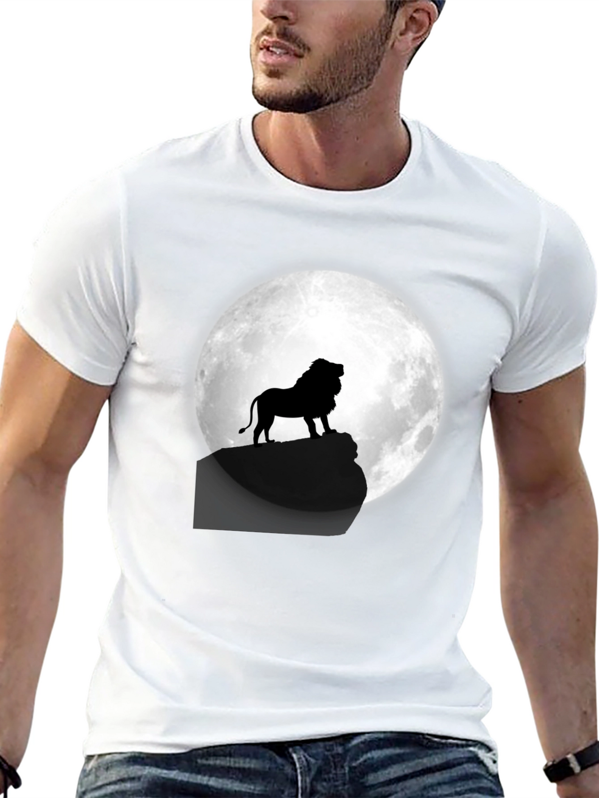 Lion King Moon Graphic T-Shirt