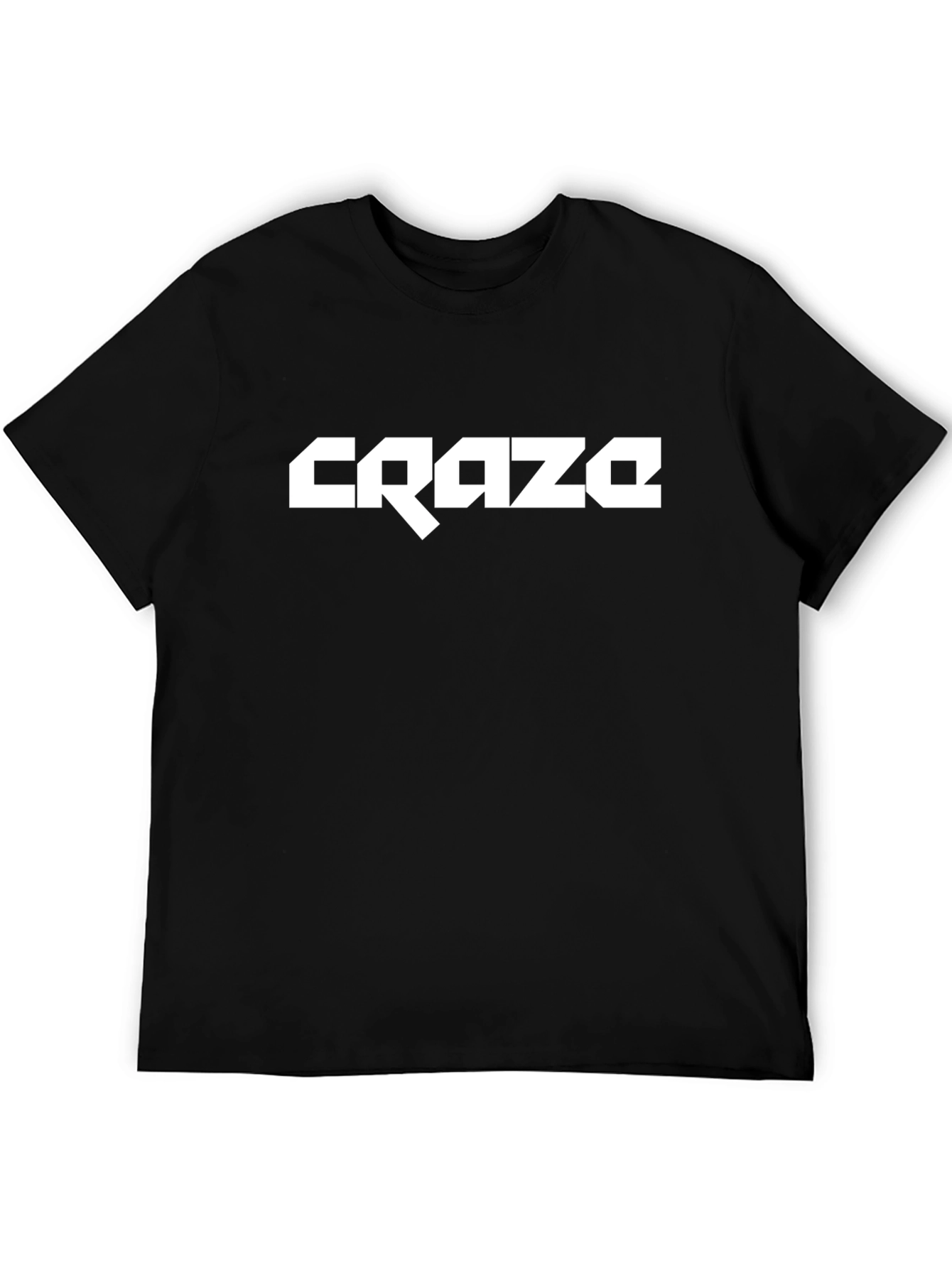 Craze Graphic Tee - Stylish Black Cotton T-Shirt