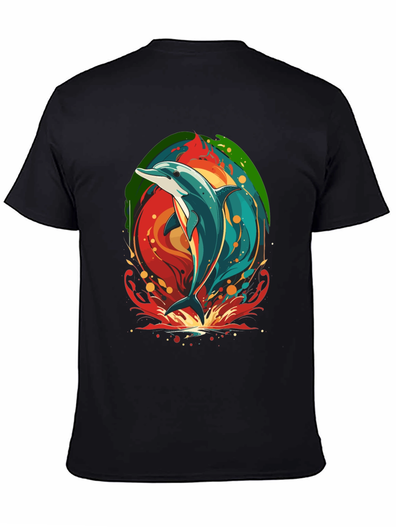 Dolphin Graphic Tee - Vibrant & Stylish