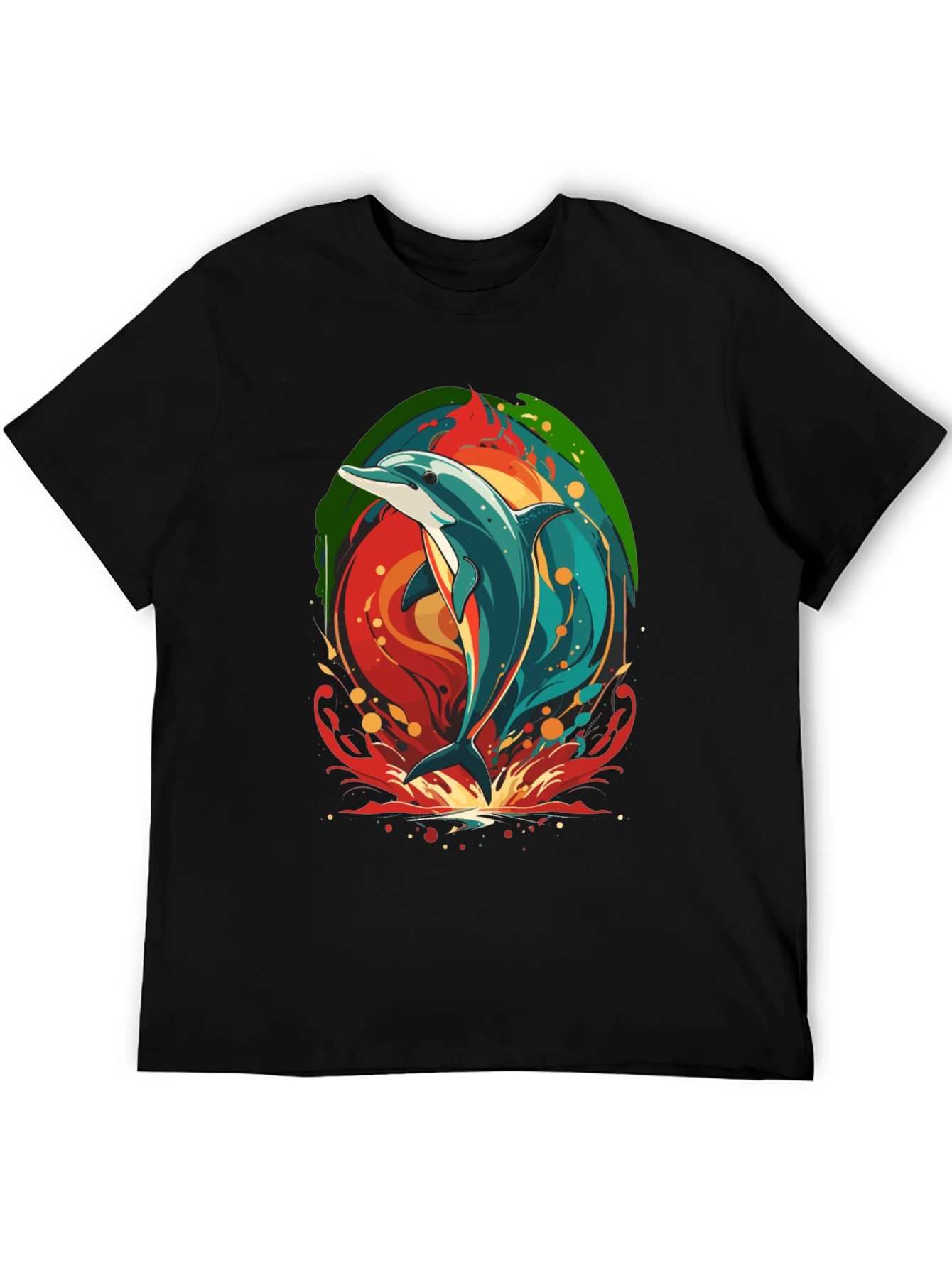 Dolphin Graphic Tee - Vibrant & Stylish