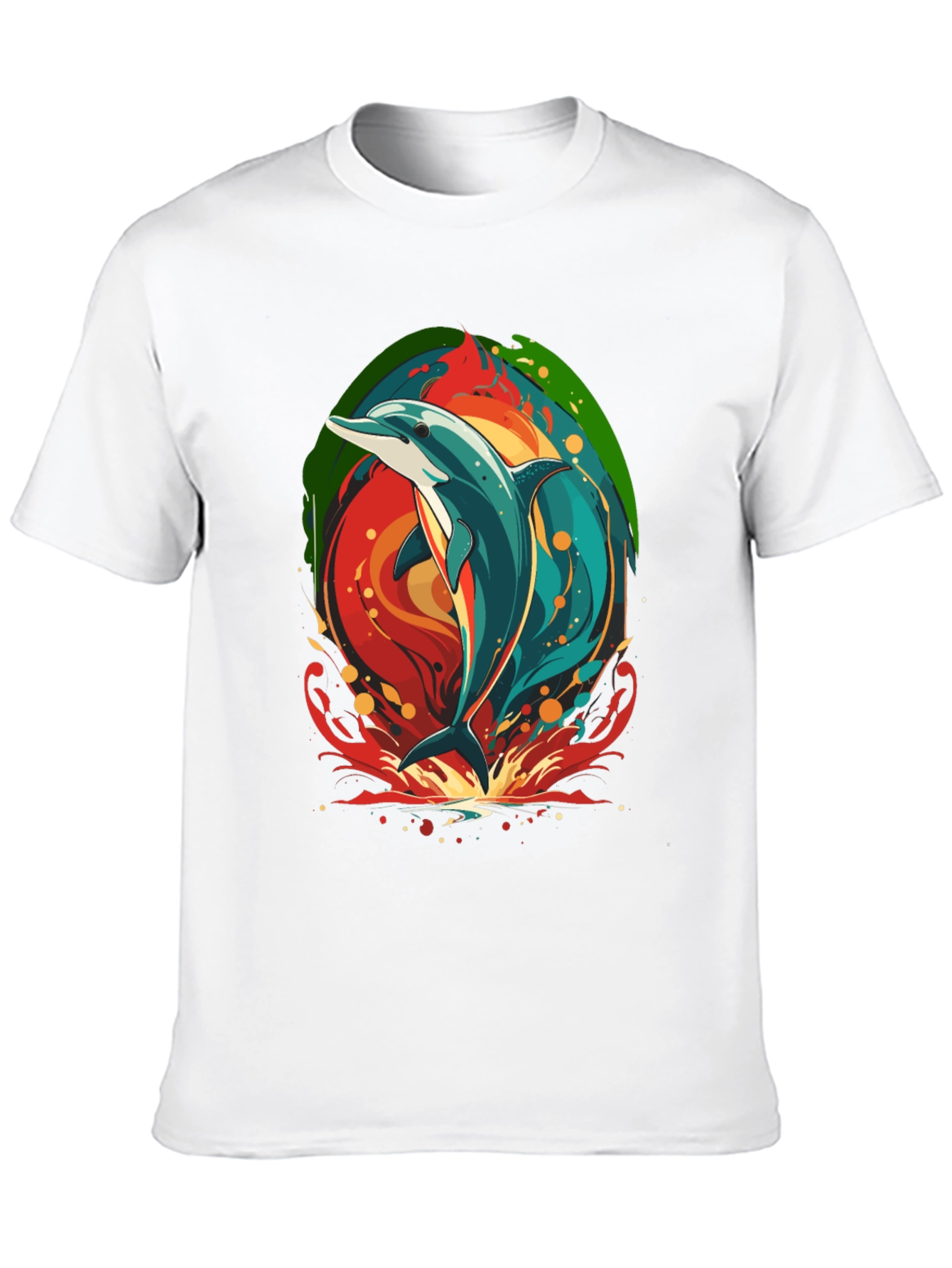 Dolphin Graphic Tee - Vibrant & Stylish