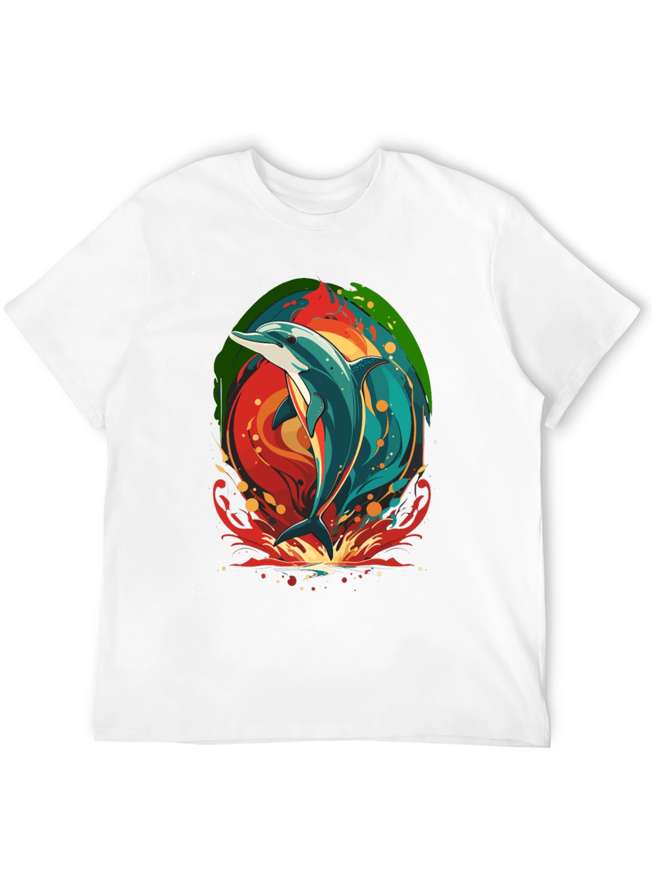 Dolphin Graphic Tee - Vibrant & Stylish