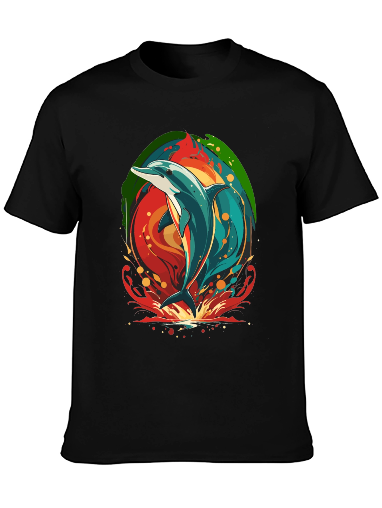 Dolphin Graphic Tee - Vibrant & Stylish