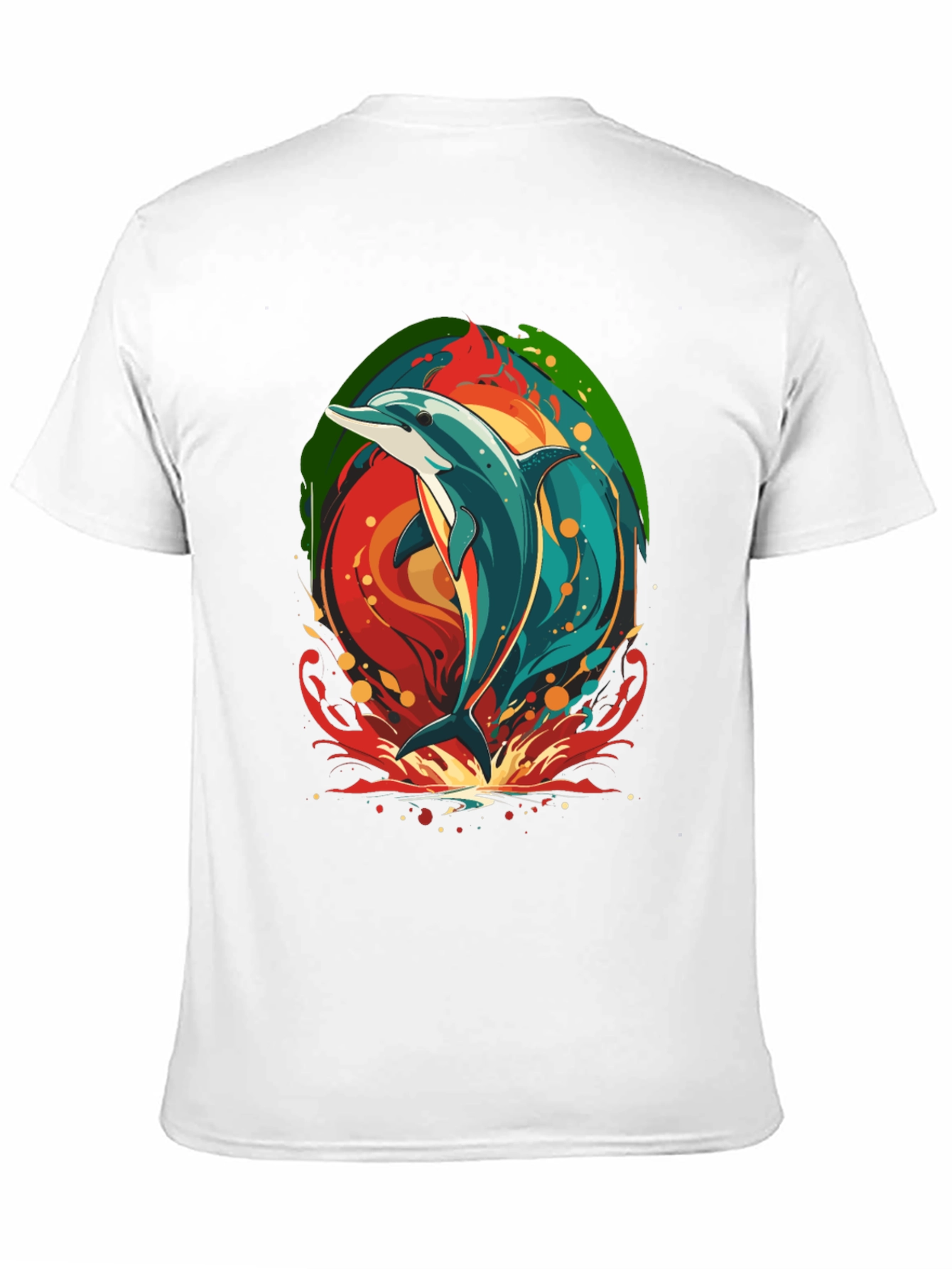 Dolphin Graphic Tee - Vibrant & Stylish