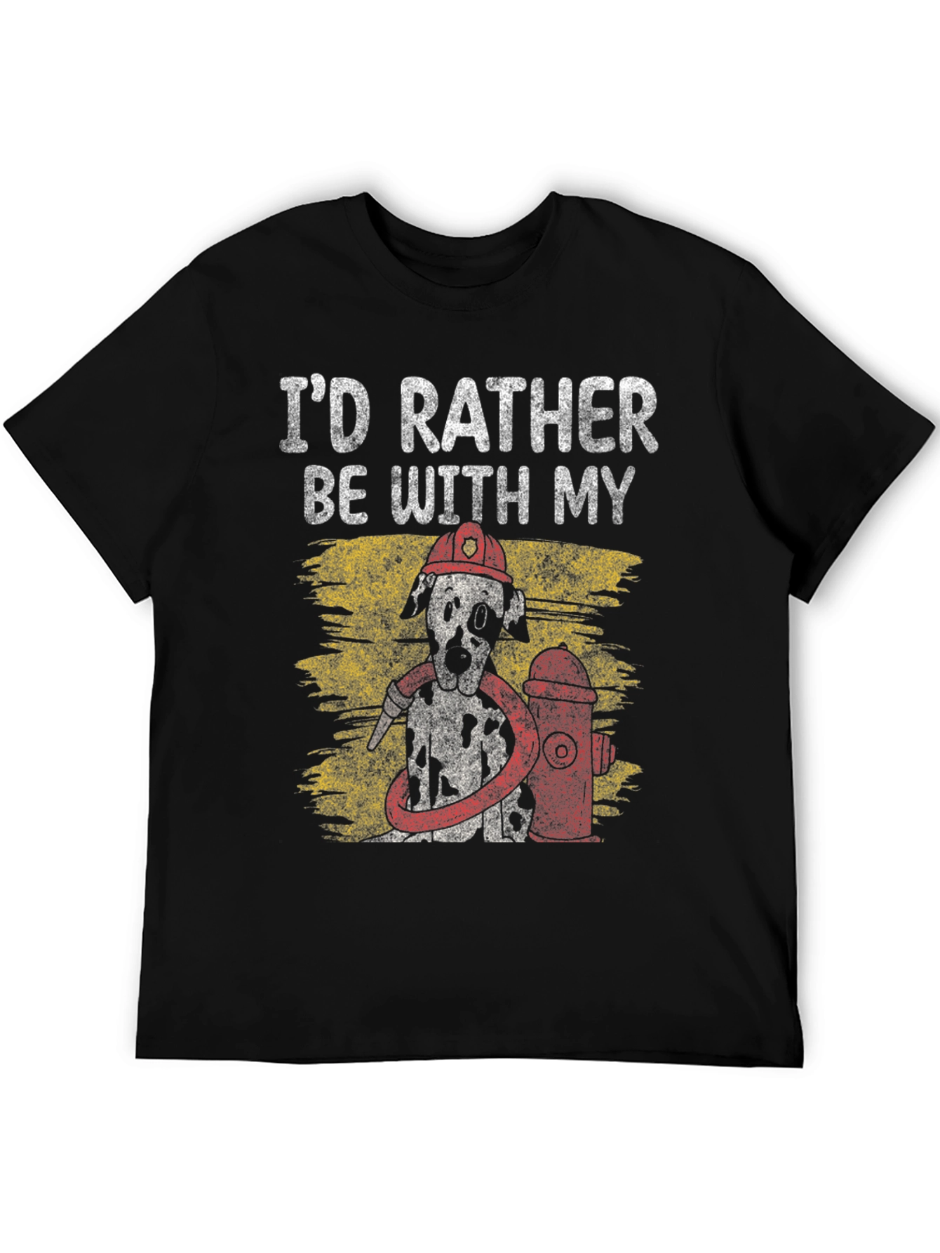 Firefighter Dalmatian Dog T-Shirt