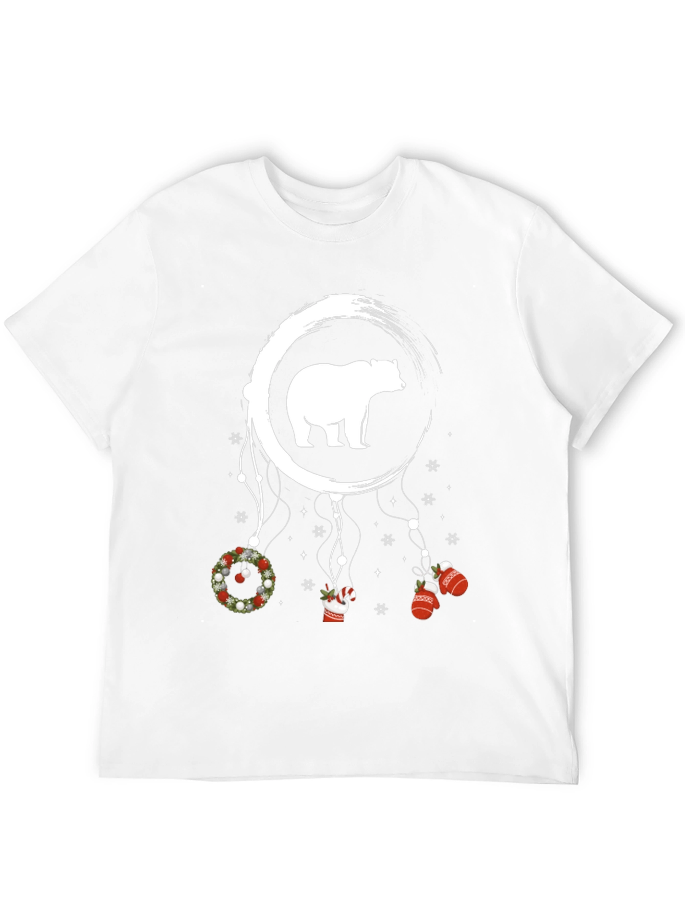 Bear Moon Dreamcatcher Christmas T-Shirt