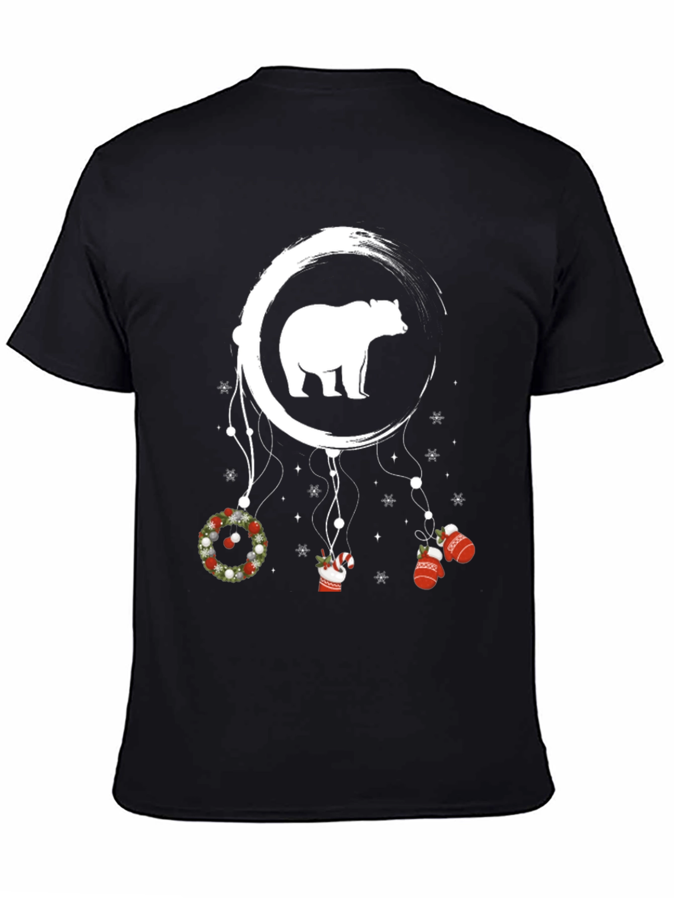 Bear Moon Dreamcatcher Christmas T-Shirt