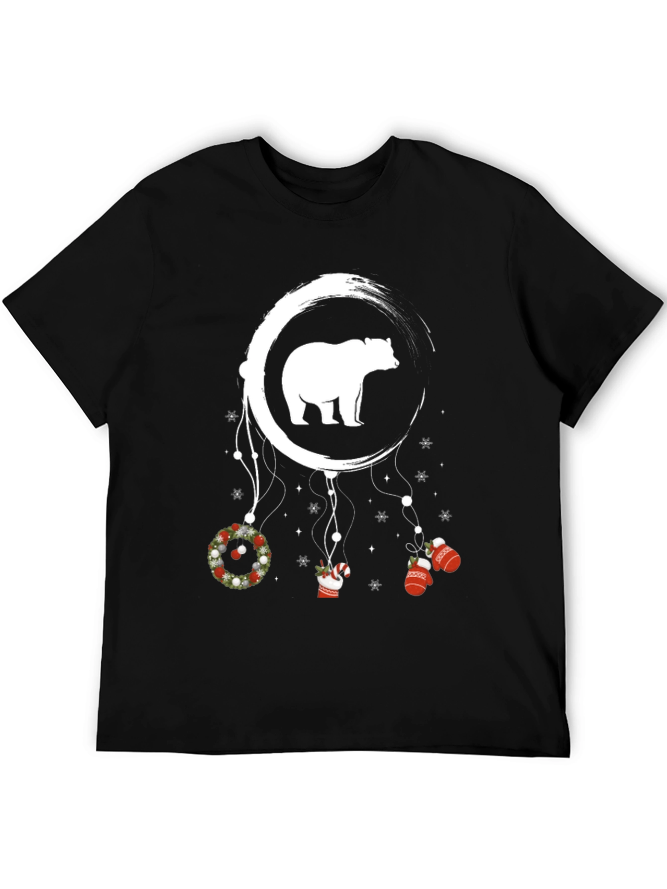 Bear Moon Dreamcatcher Christmas T-Shirt