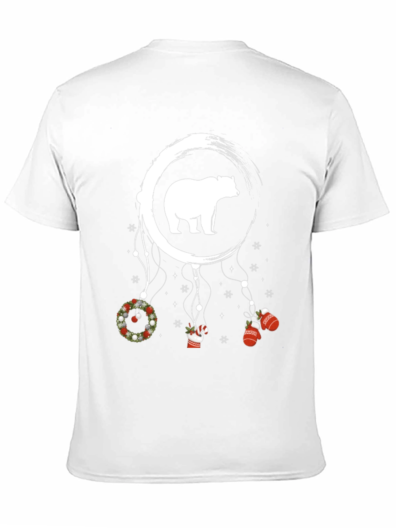 Bear Moon Dreamcatcher Christmas T-Shirt