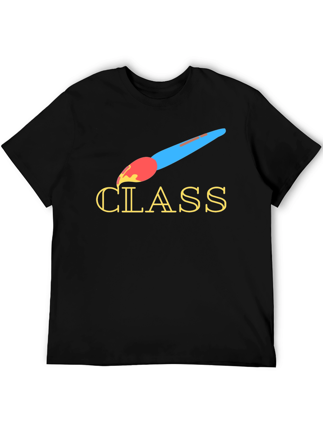 Creative Class T-Shirt - Artistic Brush Design